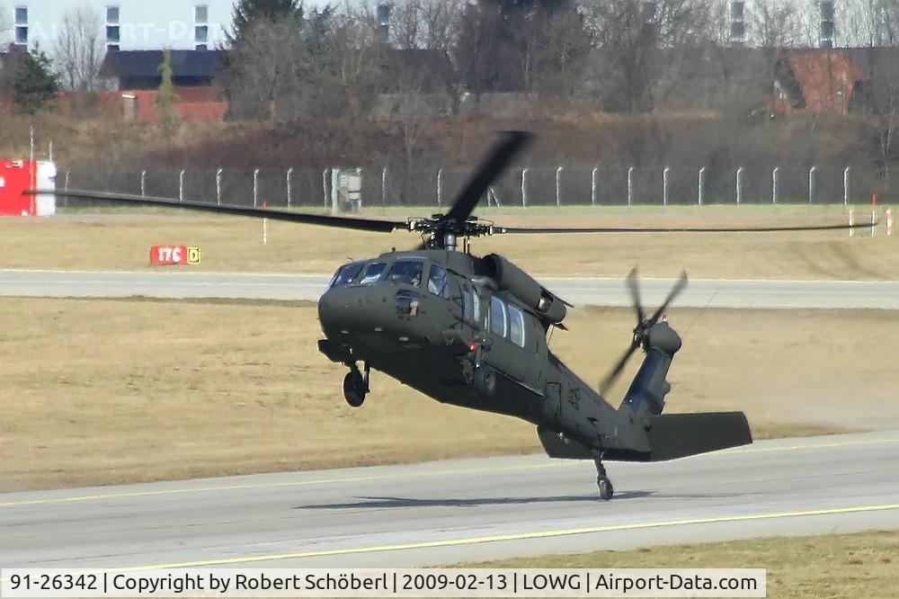 91-26342, Sikorsky UH-60L Black Hawk C/N 70-1638, Arriving from LNZ/LOWL