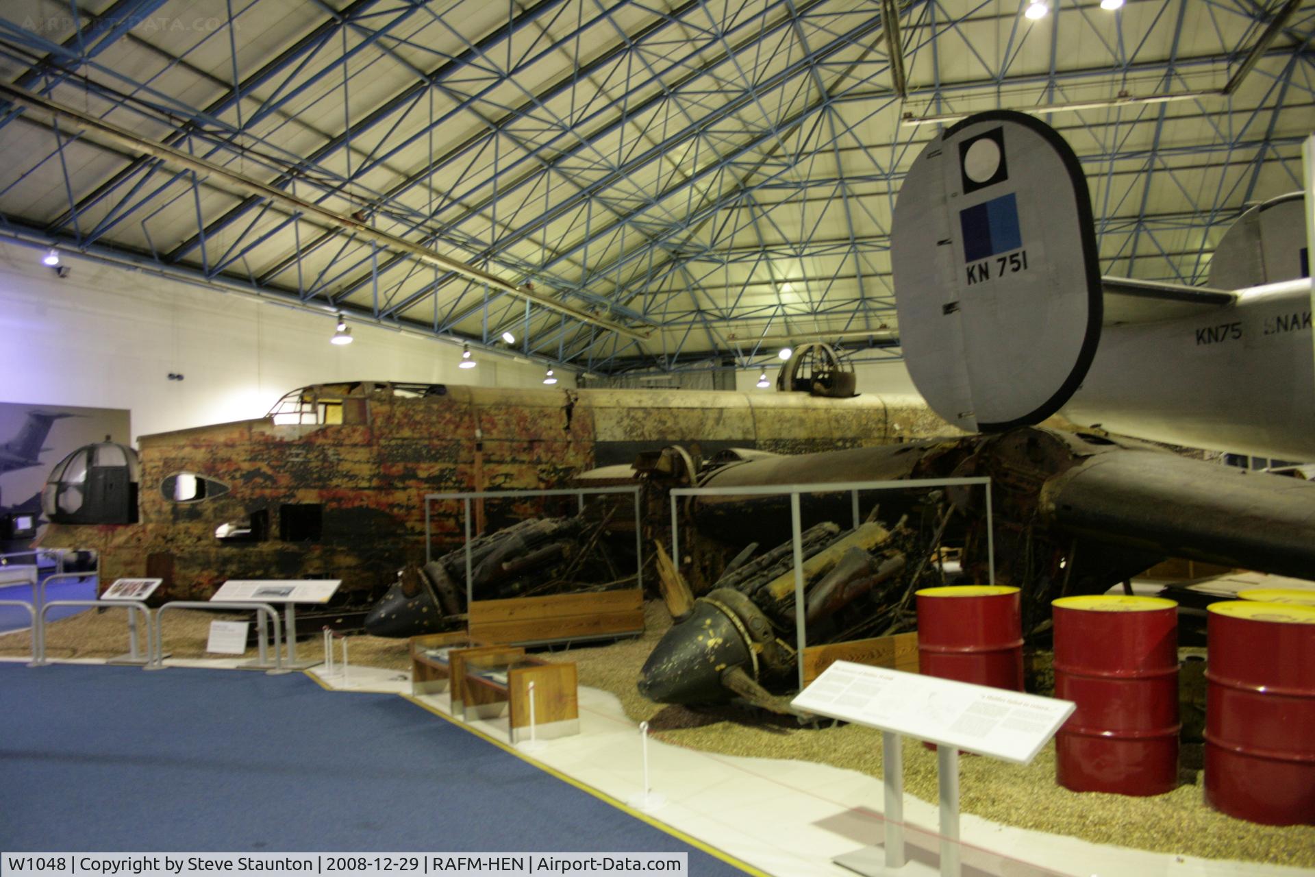 W1048, Handley Page Halifax II C/N 11, Taken at the RAF Museum, Hendon. December 2008