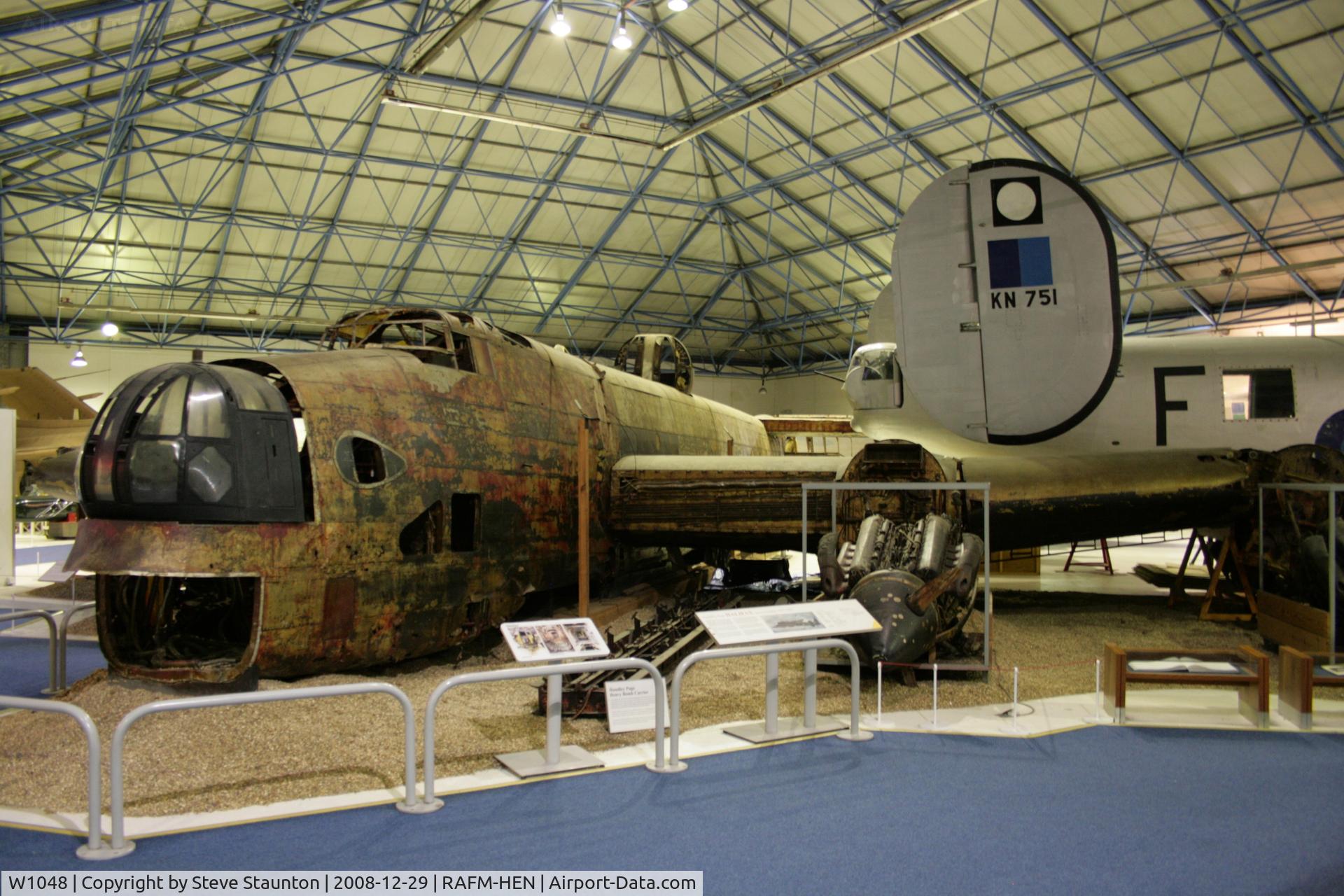 W1048, Handley Page Halifax II C/N 11, Taken at the RAF Museum, Hendon. December 2008