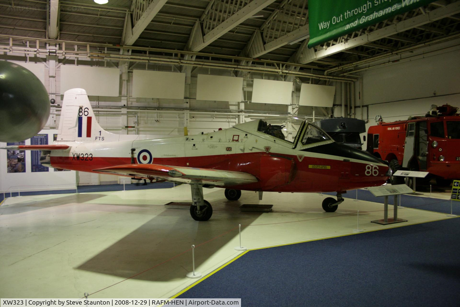 XW323, 1970 BAC 84 Jet Provost T.5A C/N EEP/JP/987, Taken at the RAF Museum, Hendon. December 2008