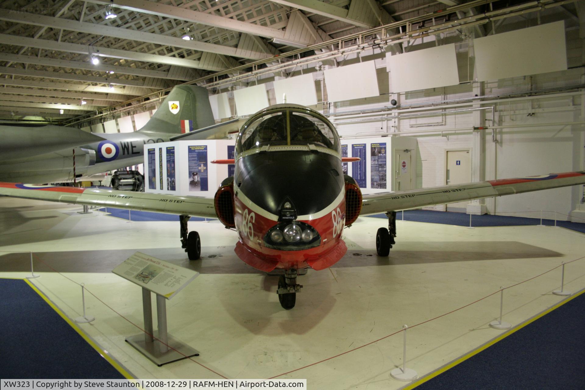 XW323, 1970 BAC 84 Jet Provost T.5A C/N EEP/JP/987, Taken at the RAF Museum, Hendon. December 2008