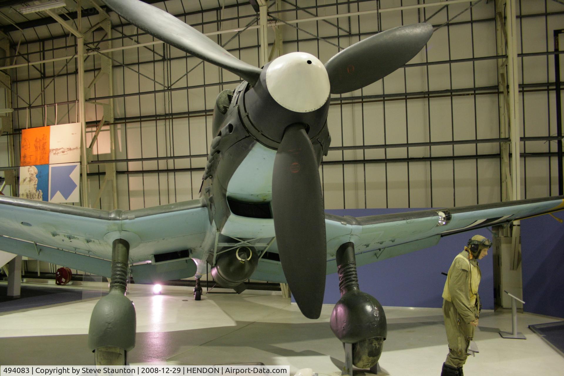 494083, 1941 Junkers Ju-87D Stuka C/N Not found 494083, Taken at the RAF Museum, Hendon. December 2008