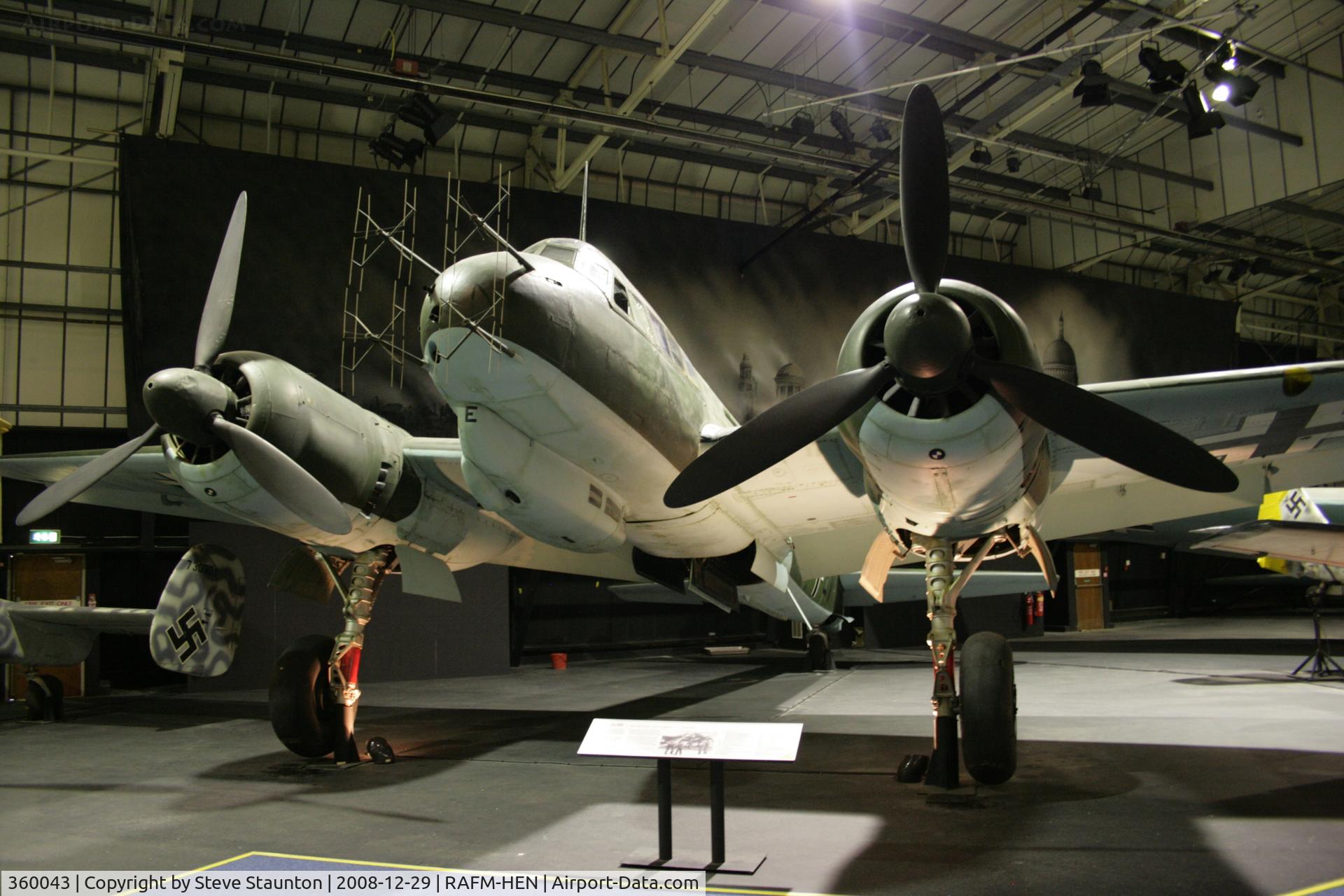 360043, Junkers Ju-88R-1 C/N 360043, Taken at the RAF Museum, Hendon. December 2008