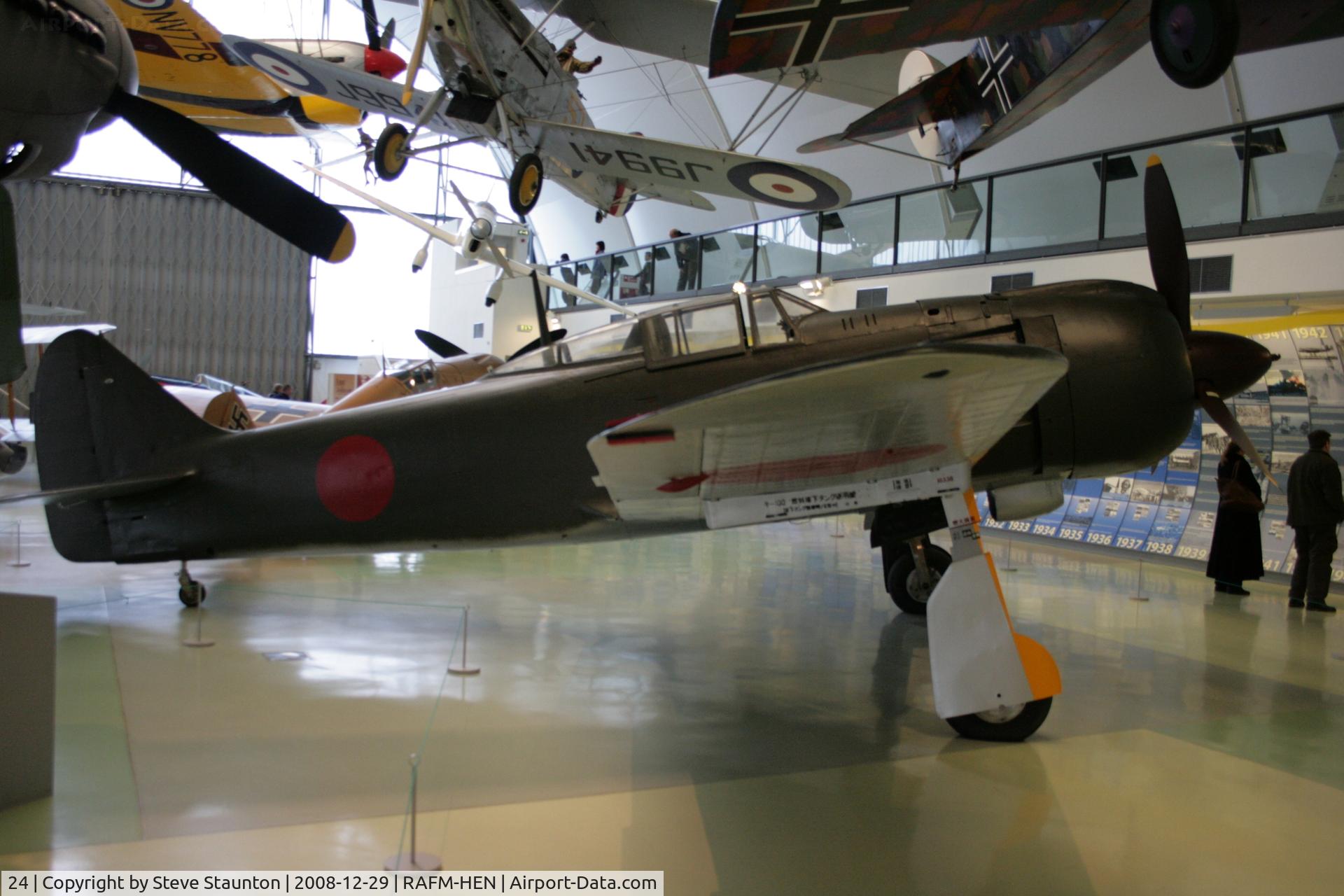 24, 1944 Kawasaki Ki 100-1B C/N 16336, Taken at the RAF Museum, Hendon. December 2008