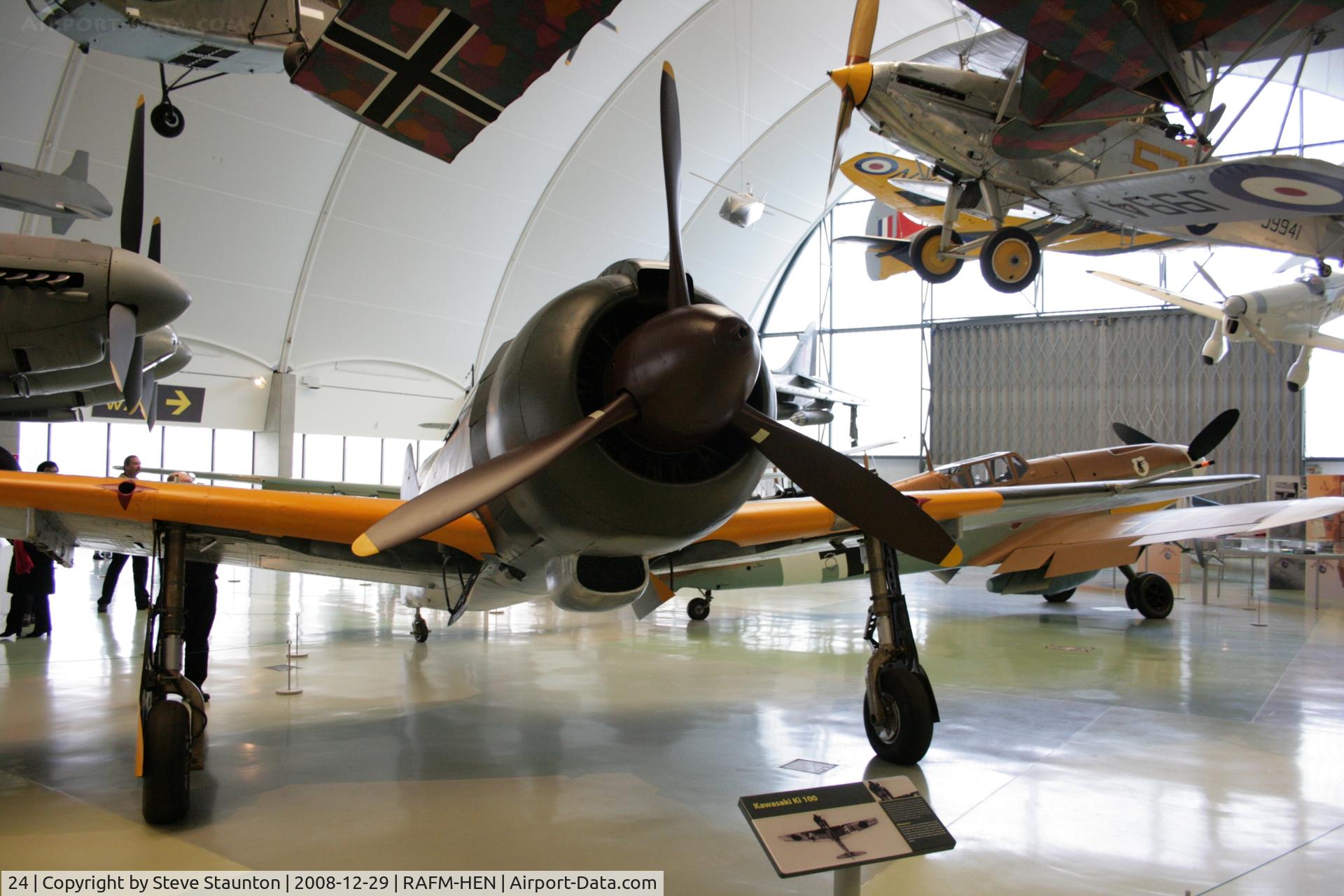 24, 1944 Kawasaki Ki 100-1B C/N 16336, Taken at the RAF Museum, Hendon. December 2008