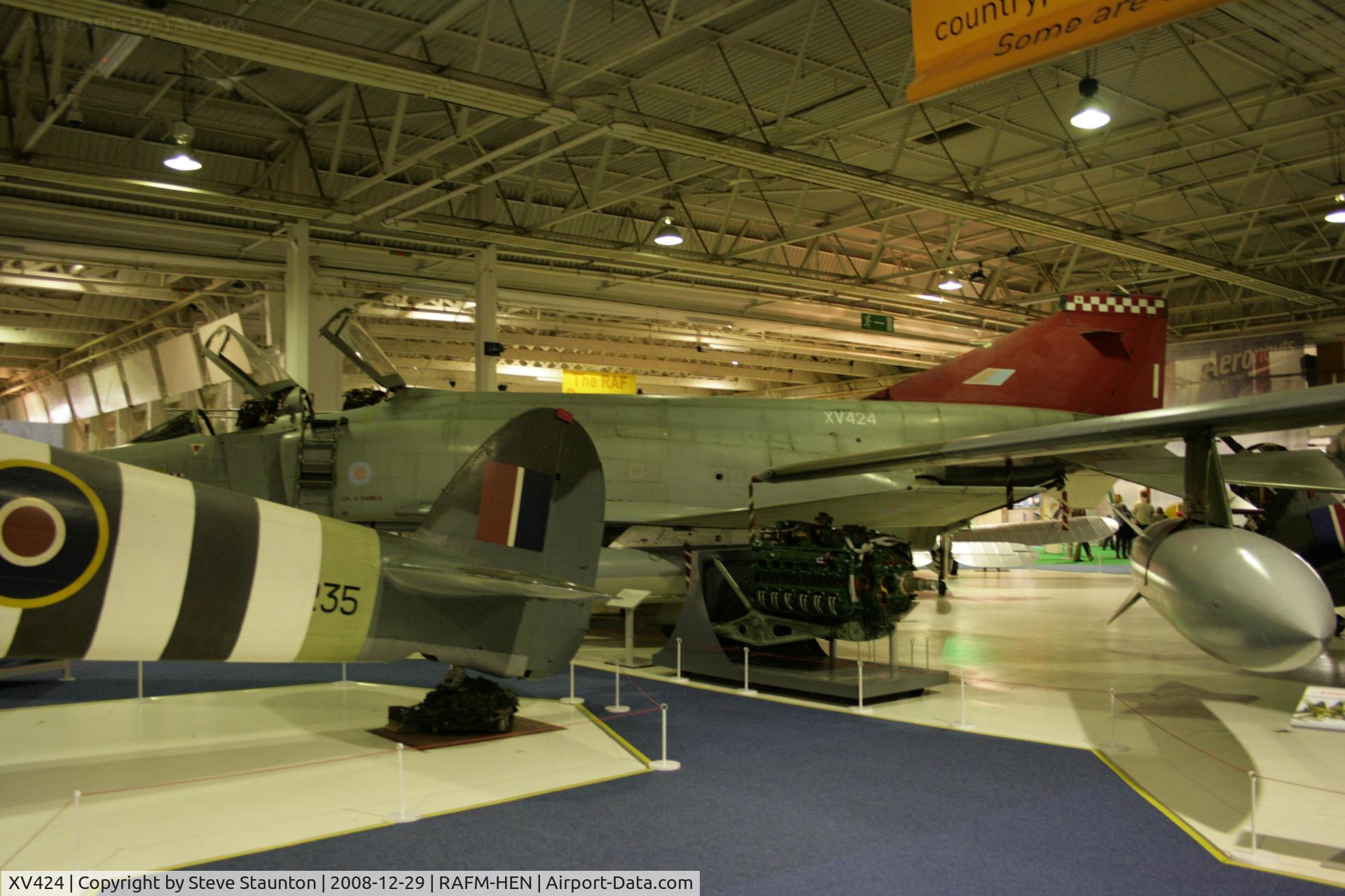 XV424, 1969 McDonnell Douglas Phantom FGR2 C/N 3084, Taken at the RAF Museum, Hendon. December 2008