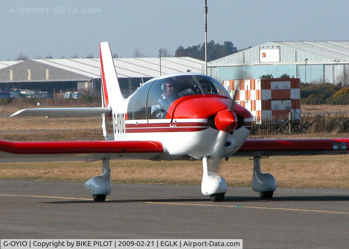 G-OYIO, 1991 Robin DR-400-120 Dauphin C/N 2038, VISITING ROBIN