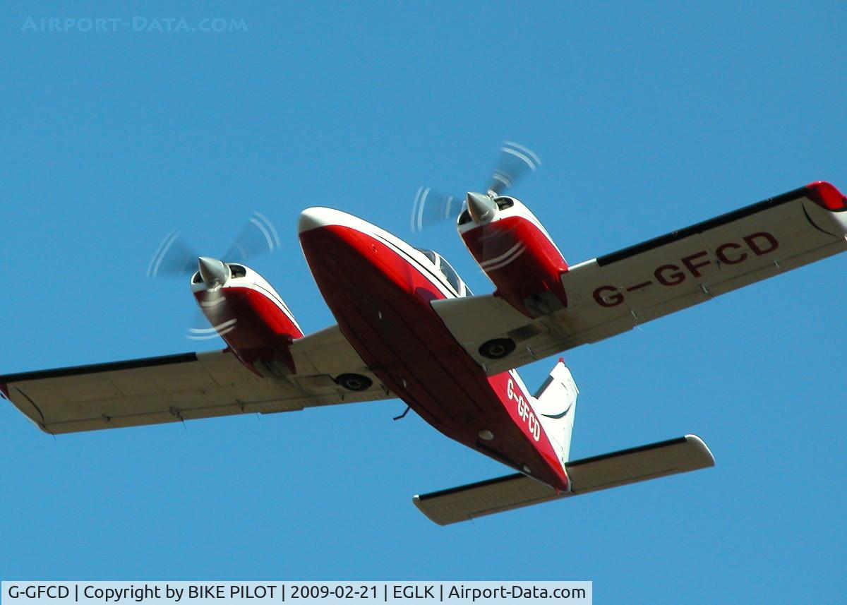 G-GFCD, 1981 Piper PA-34-220T Seneca III C/N 34-8133073, GO AROUND