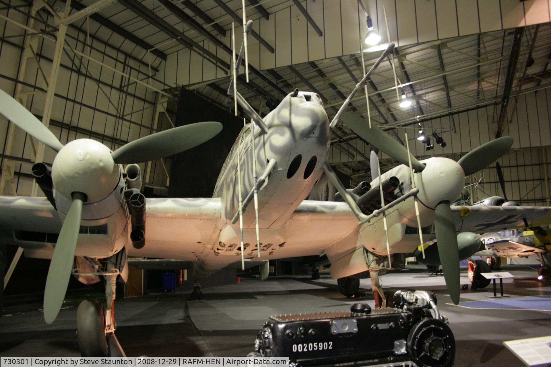 730301, Messerschmitt Bf-110G-4/R6 C/N 730301, Taken at the RAF Museum, Hendon. December 2008