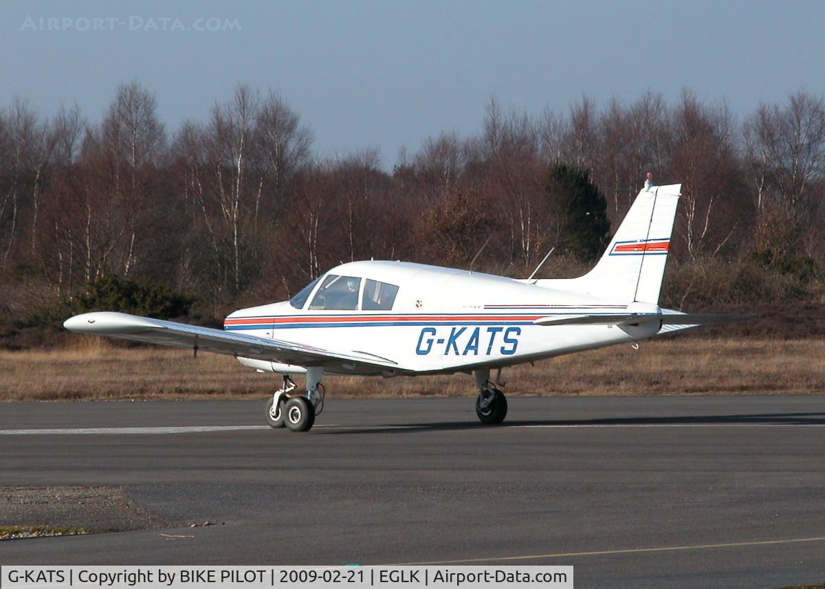G-KATS, 1972 Piper PA-28-140 Cherokee C/N 28-7325022, STARTING TAKE OFF RUN