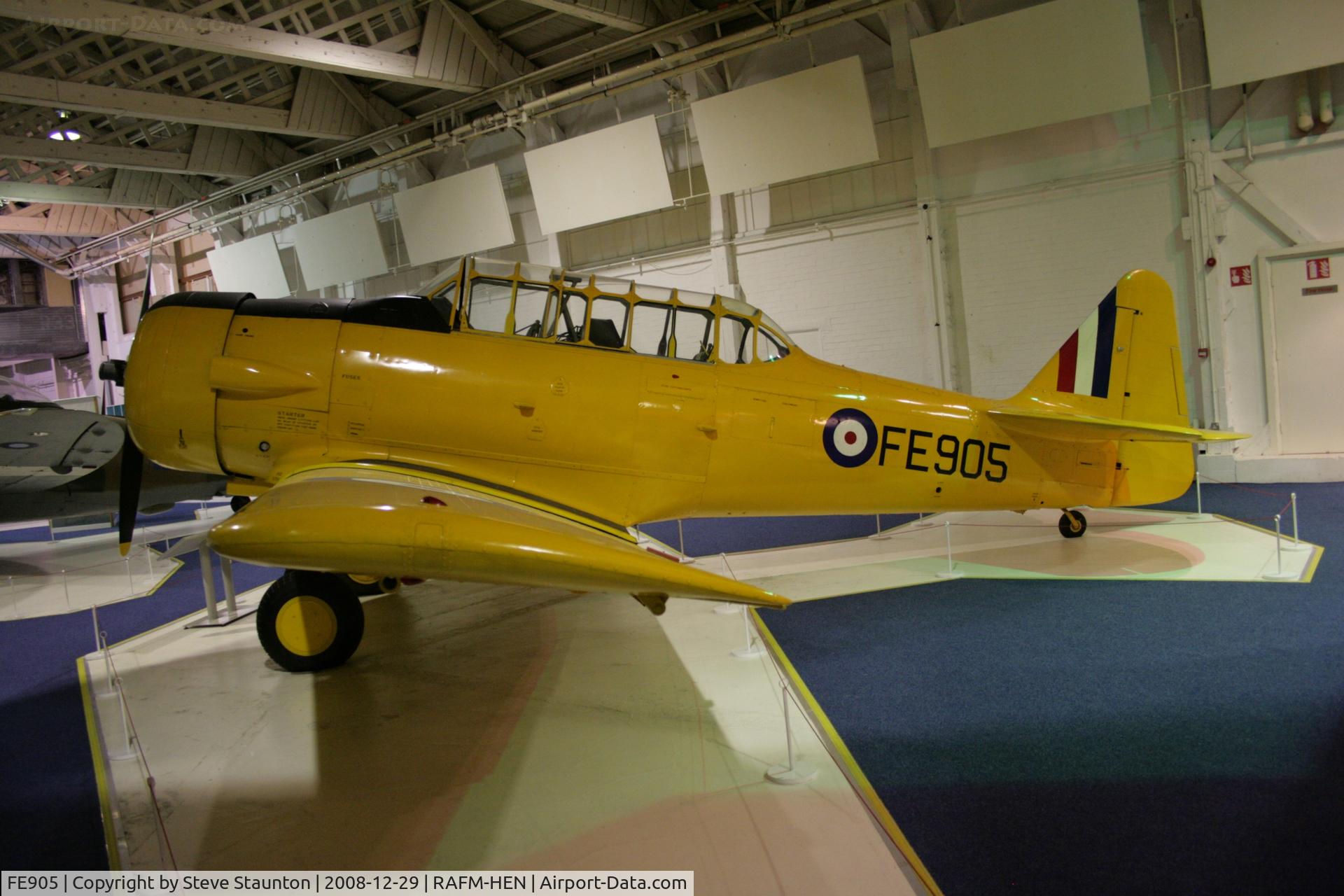 FE905, Noorduyn AT-16 Harvard IIB C/N 14-639, Taken at the RAF Museum, Hendon. December 2008