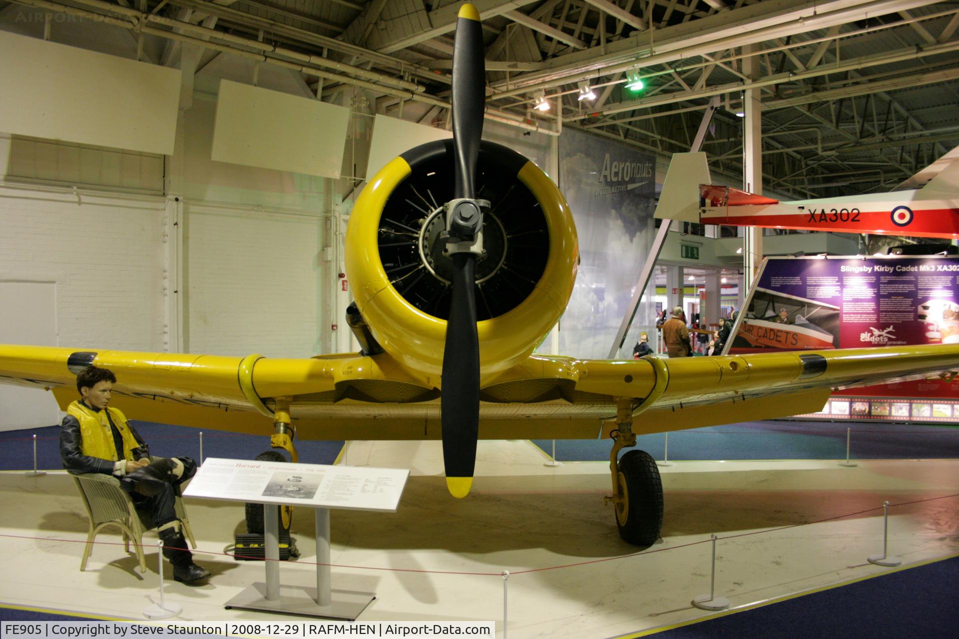 FE905, Noorduyn AT-16 Harvard IIB C/N 14-639, Taken at the RAF Museum, Hendon. December 2008