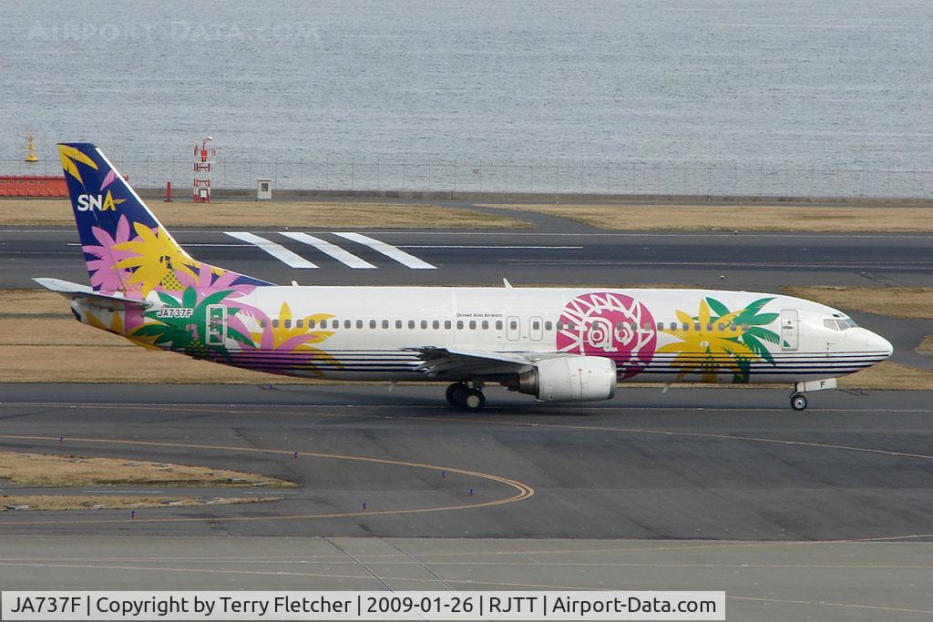 JA737F, 1996 Boeing 737-43Q C/N 28492, Skynet Asia B737 at Haneda