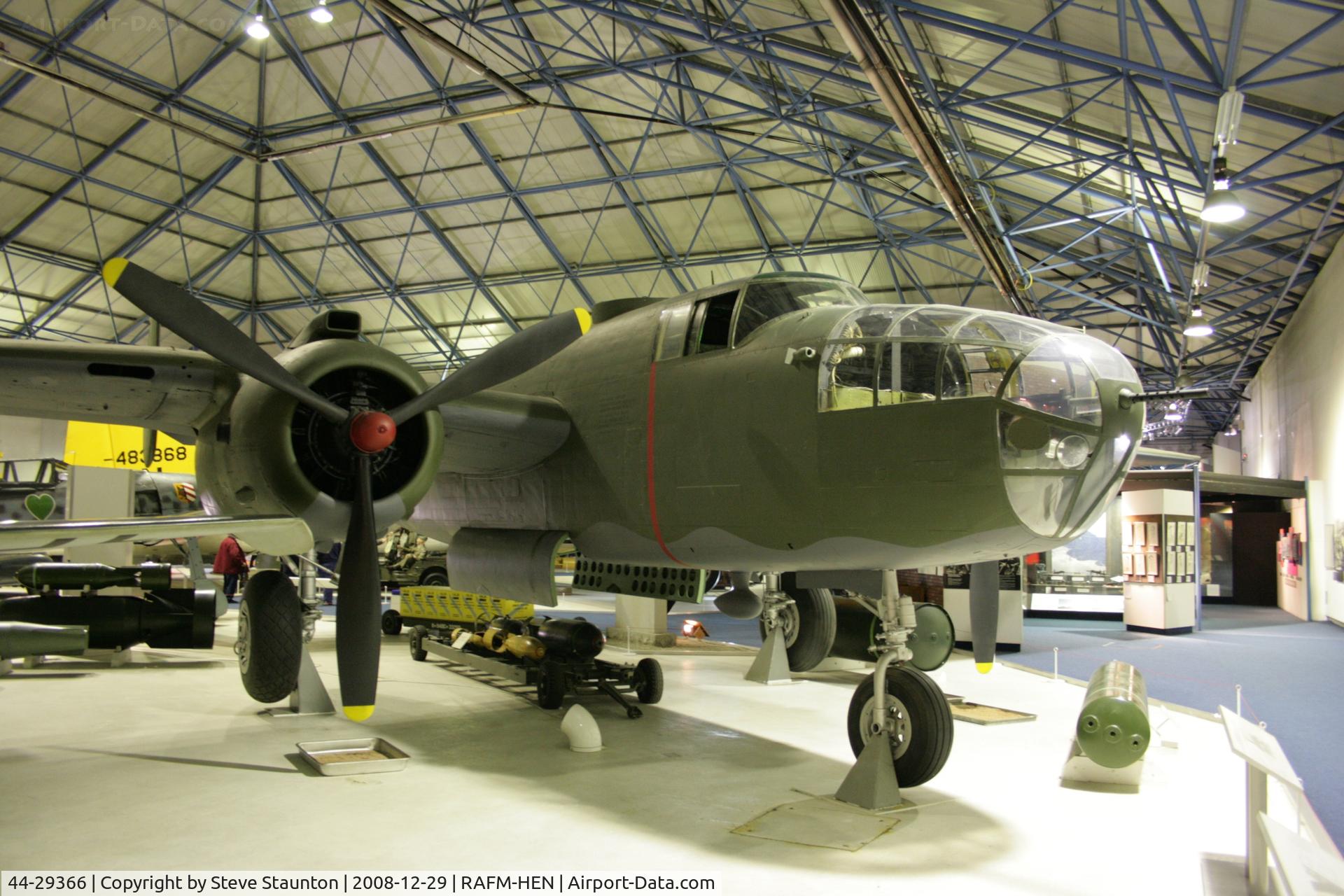 44-29366, North American TB-25N Mitchell C/N 108-32461, Taken at the RAF Museum, Hendon. December 2008