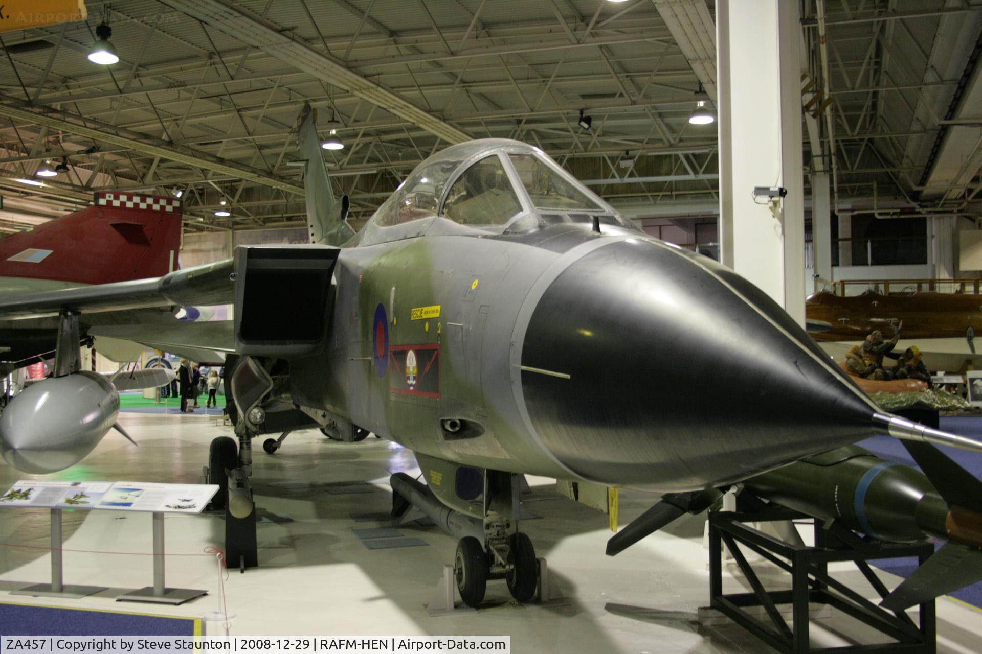 ZA457, 1983 Panavia Tornado GR.1 C/N 259/BS087/3123, Taken at the RAF Museum, Hendon. December 2008