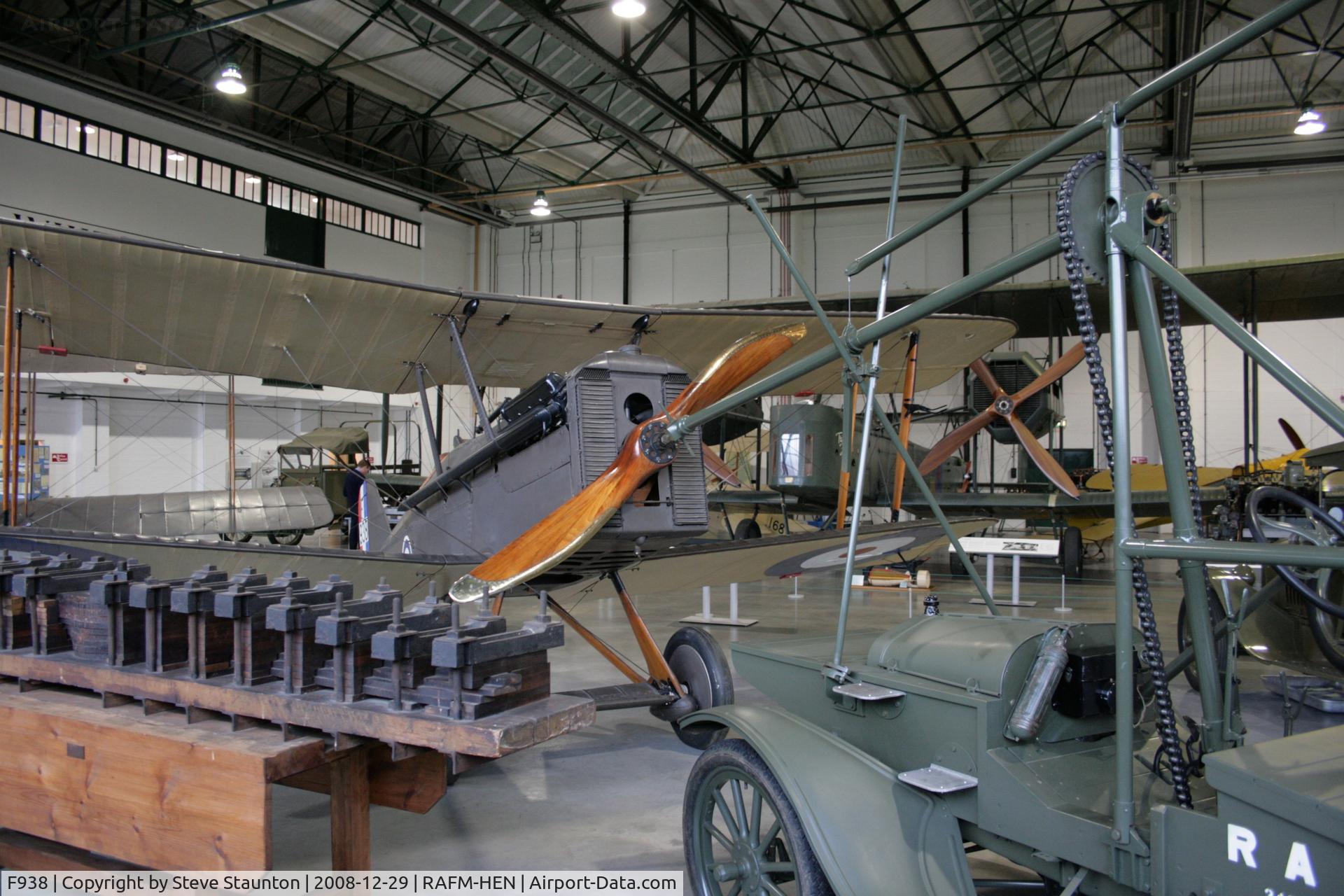 F938, Royal Aircraft Factory SE-5A C/N 687/2404, Taken at the RAF Museum, Hendon. December 2008
