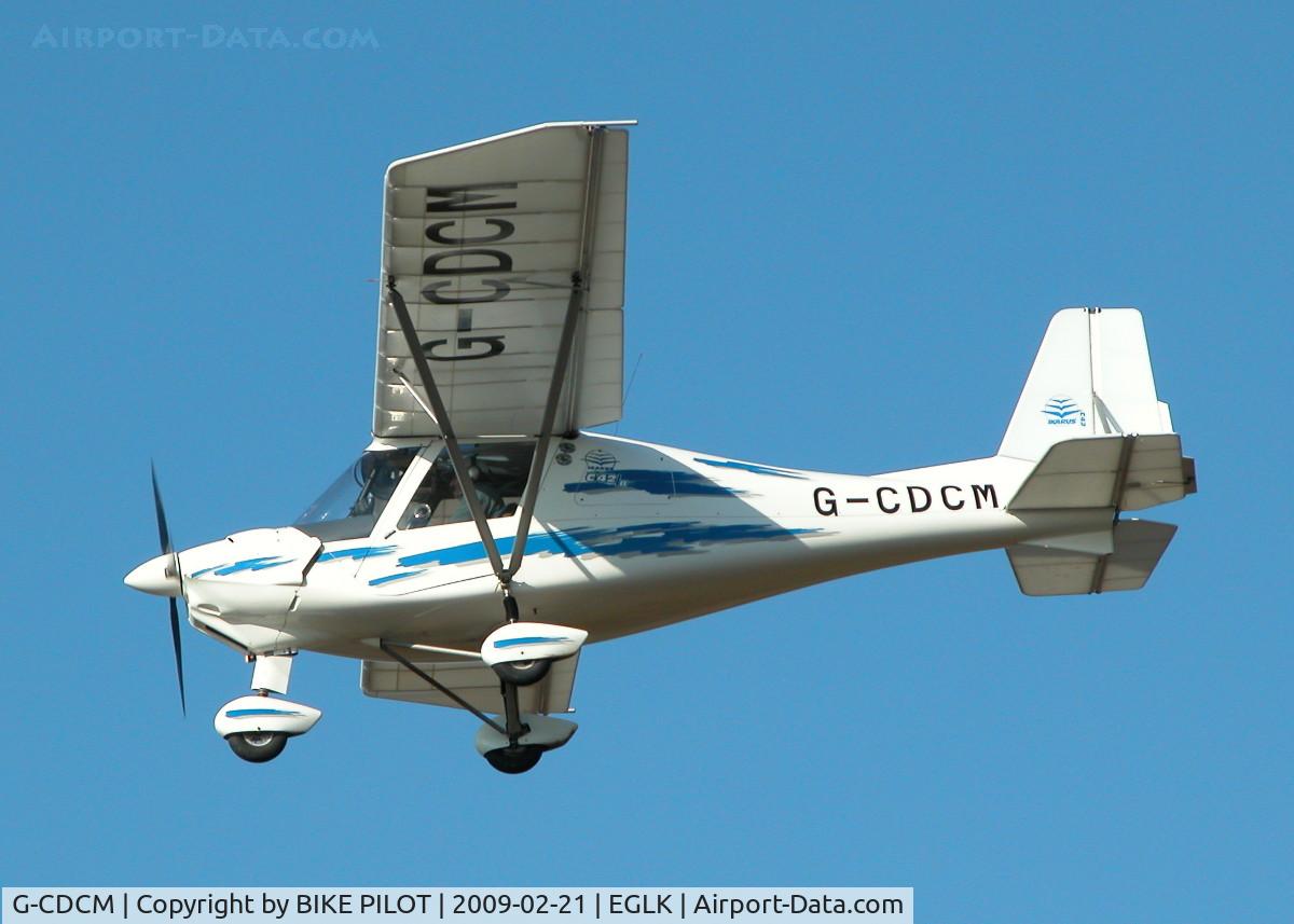 G-CDCM, 2005 Comco Ikarus C42 FB UK C/N PFA 322-14280, FINALS FOR RWY 25