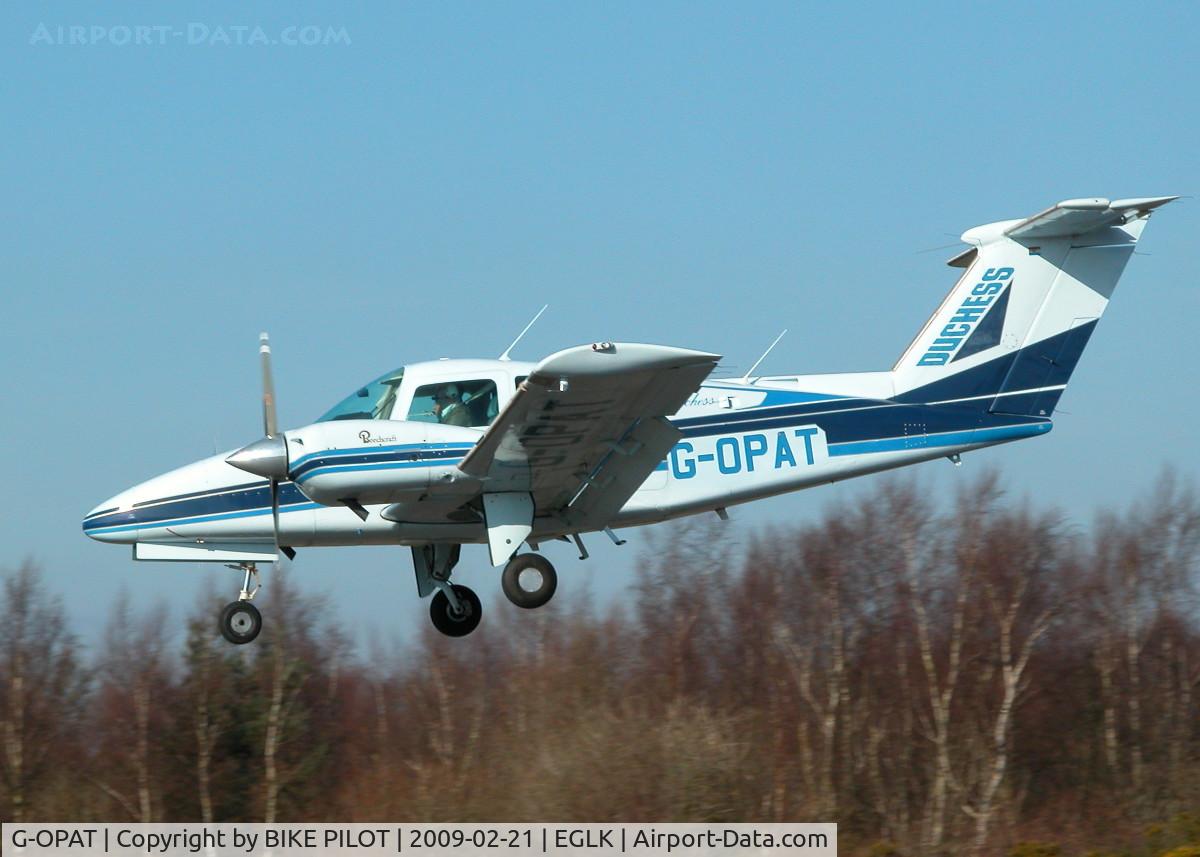 G-OPAT, 1979 Beech 76 Duchess C/N ME-304, GOOD LOOKING DUCHESS DOING TOUCH AND GO'S