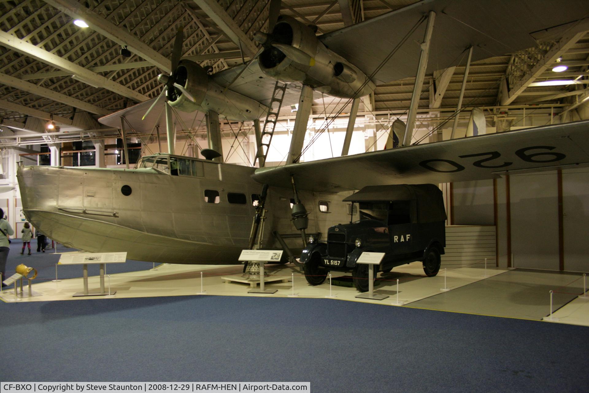 CF-BXO, 1940 Supermarine Stranraer C/N CV 209, Taken at the RAF Museum, Hendon. December 2008