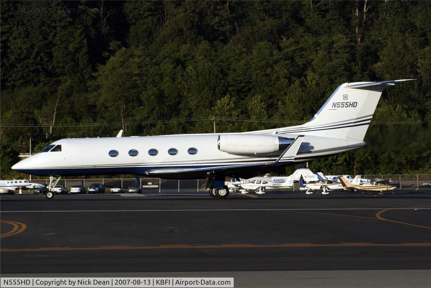 N555HD, 1984 Gulfstream Aerospace G-1159A Gulfstream III C/N 444, KBFI