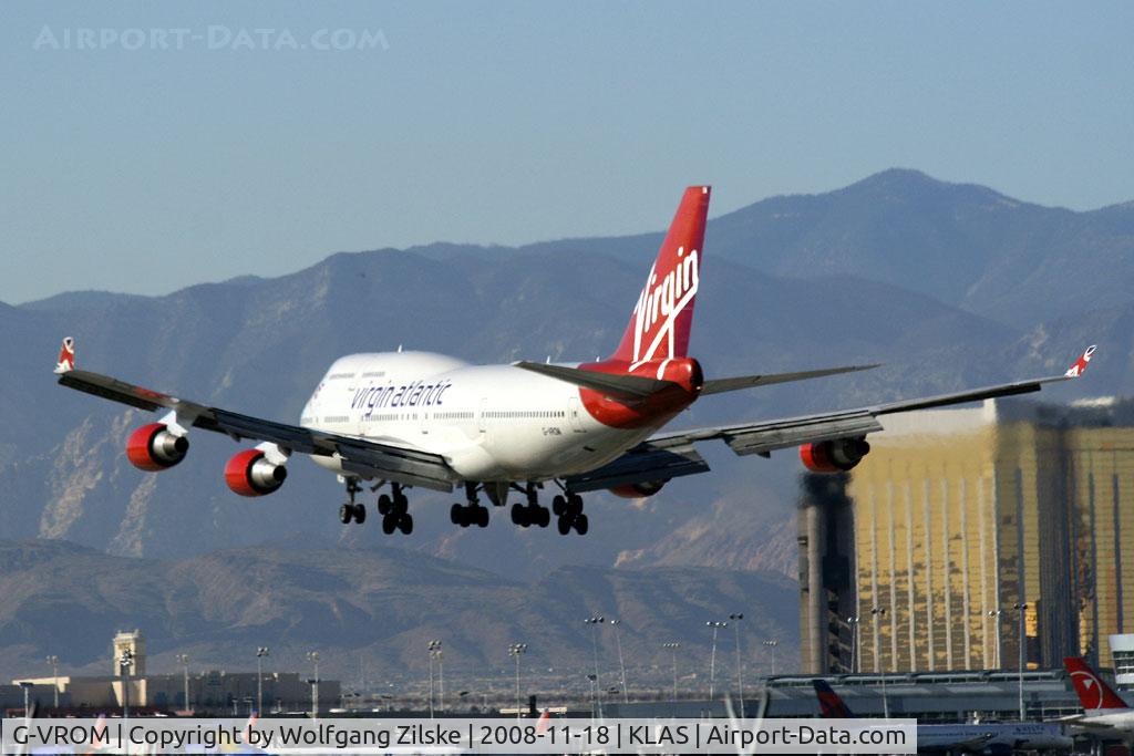 G-VROM, 2001 Boeing 747-443 C/N 32339, Going to Las Vegas