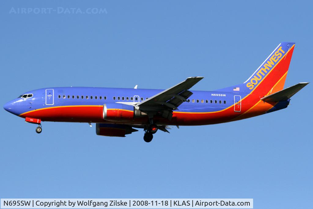 N695SW, 1986 Boeing 737-3Q8 C/N 23506, visitor