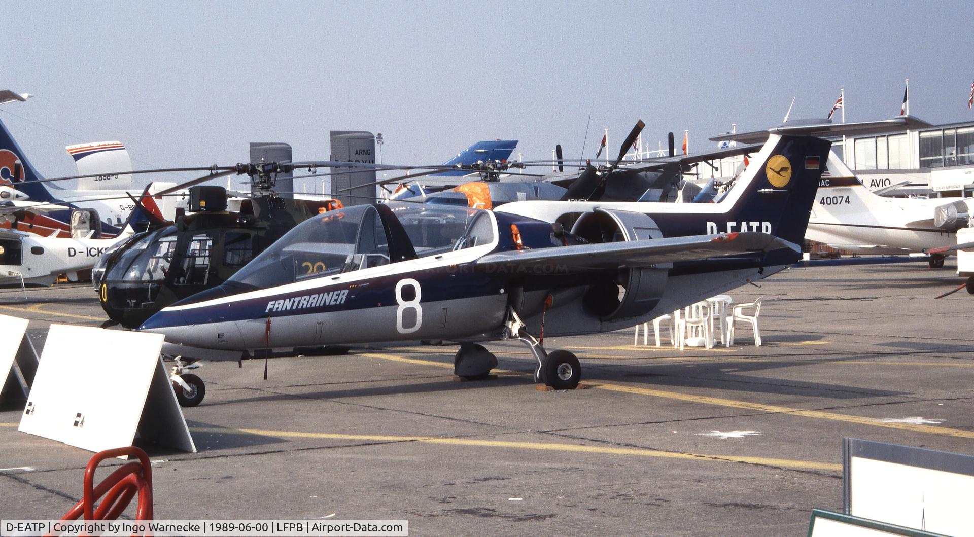 D-EATP, 1985 RFB Fantrainer 400 C/N 011, Rhein-Flugzeugbau RFB Fantrainer 400 at Aerosalon Paris 1989