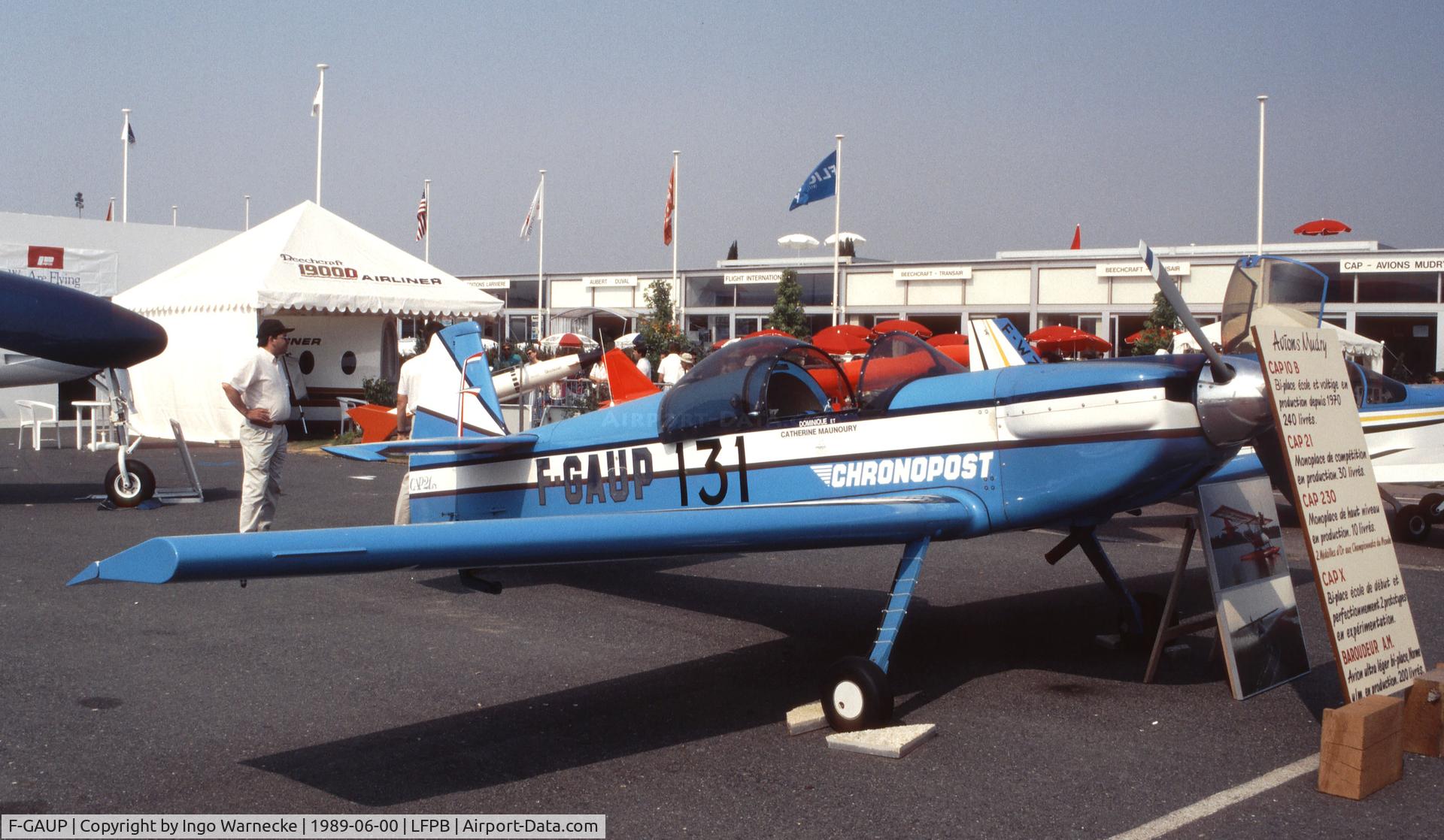 F-GAUP, Mudry CAP-21 C/N 1, Mudry CAP-21 at Aerosalon Paris 1989