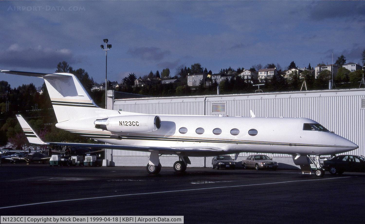 N123CC, 1985 Grumman G1159A Gulfstream III C/N 455, KBFI
