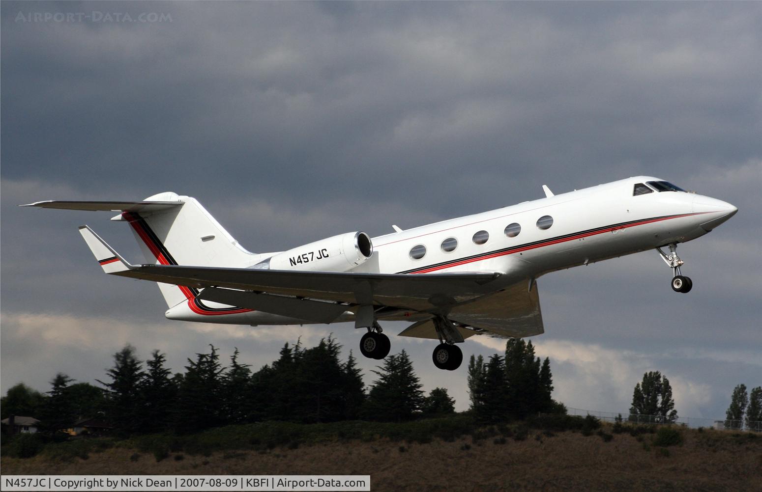 N457JC, 1985 Gulfstream American G-1159A Gulfstream III C/N 457, KBFI