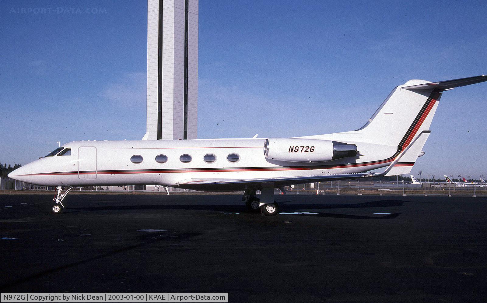 N972G, 1985 Grumman G1159A Gulfstream III C/N 457, KPAE