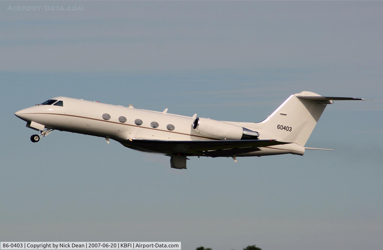 86-0403, 1985 Grumman C-20C Gulfstream III C/N 473, KBFI