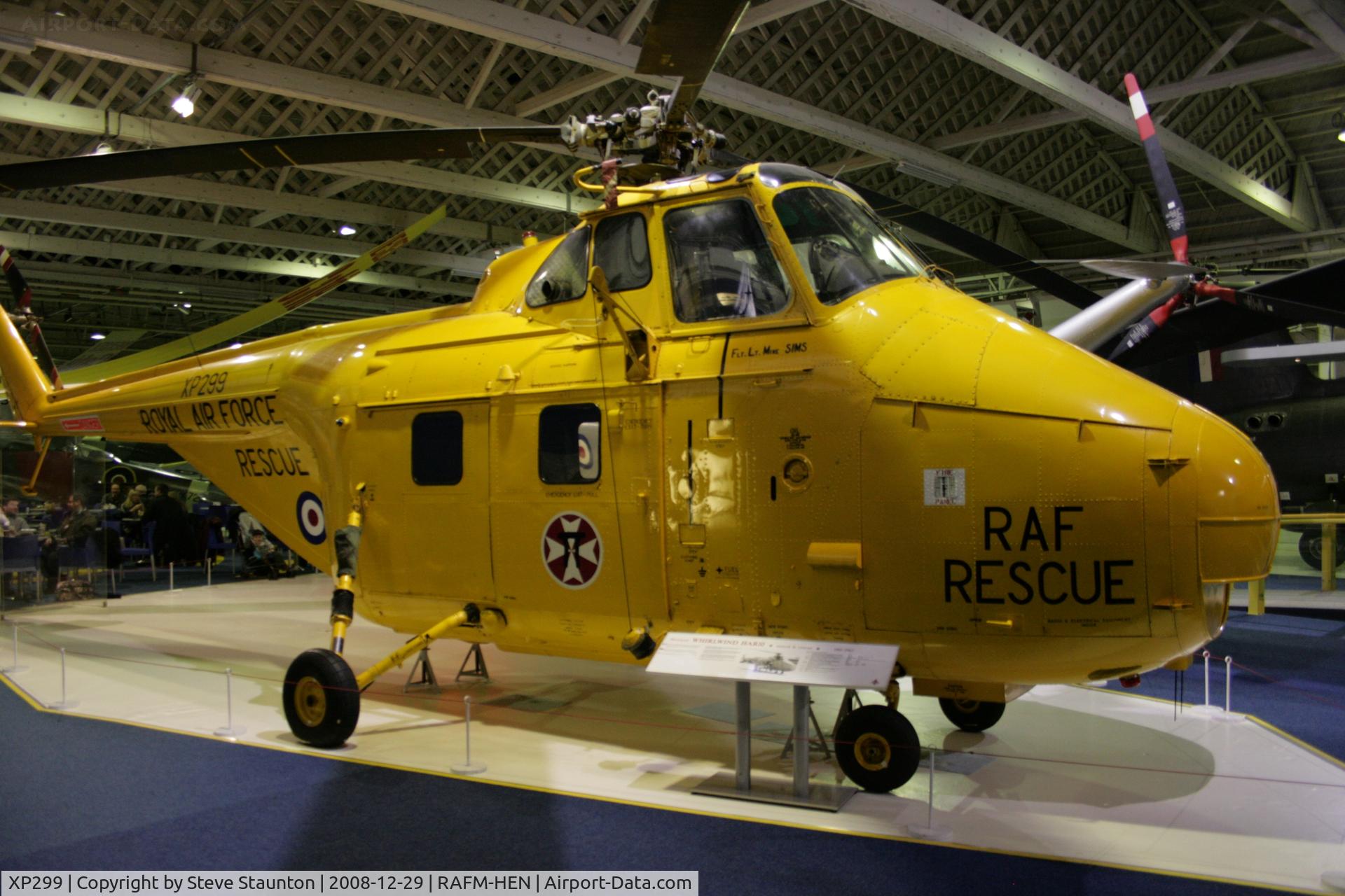 XP299, 1961 Westland Whirlwind HAR.10 C/N WA342, Taken at the RAF Museum, Hendon. December 2008