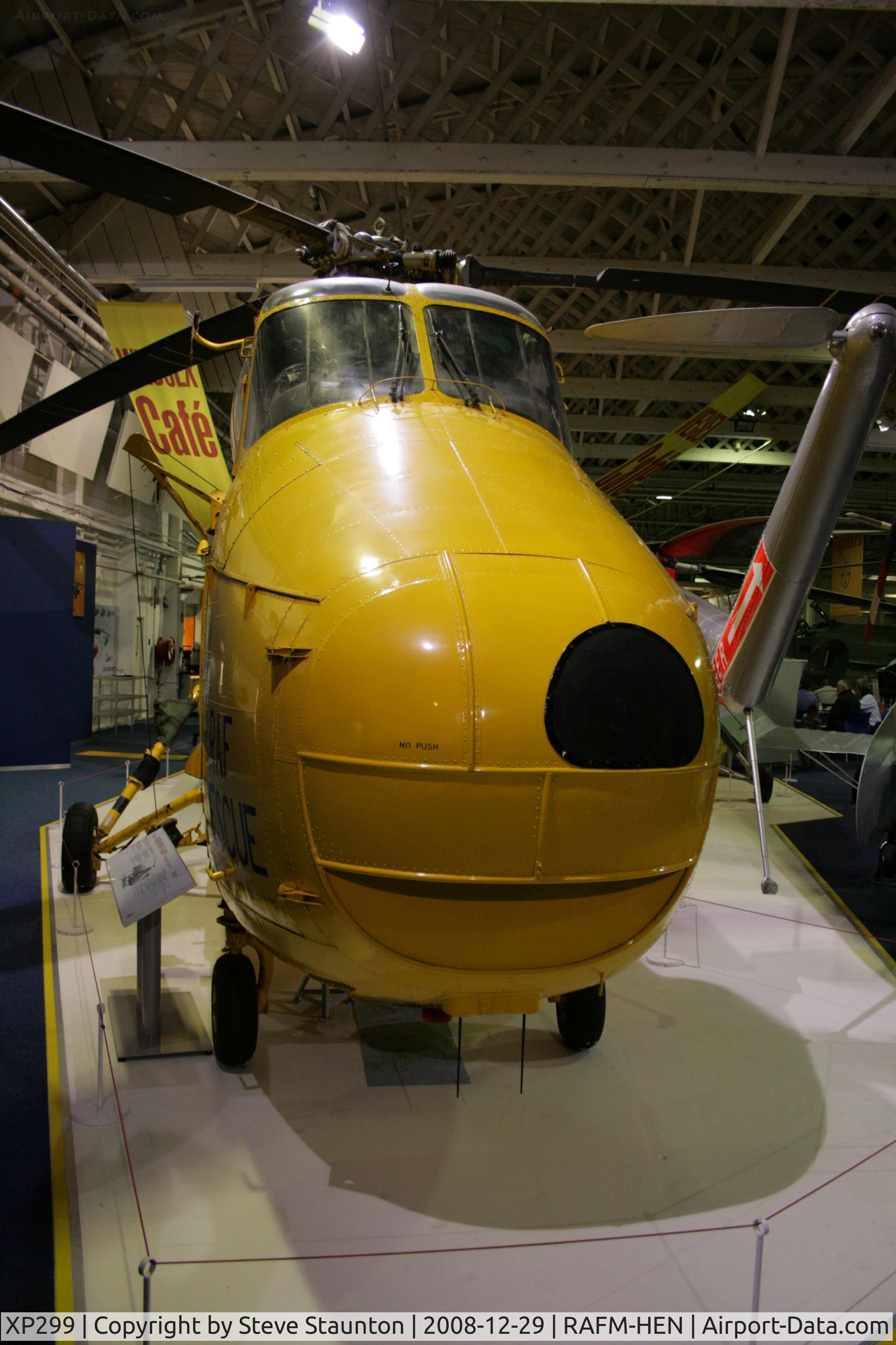 XP299, 1961 Westland Whirlwind HAR.10 C/N WA342, Taken at the RAF Museum, Hendon. December 2008