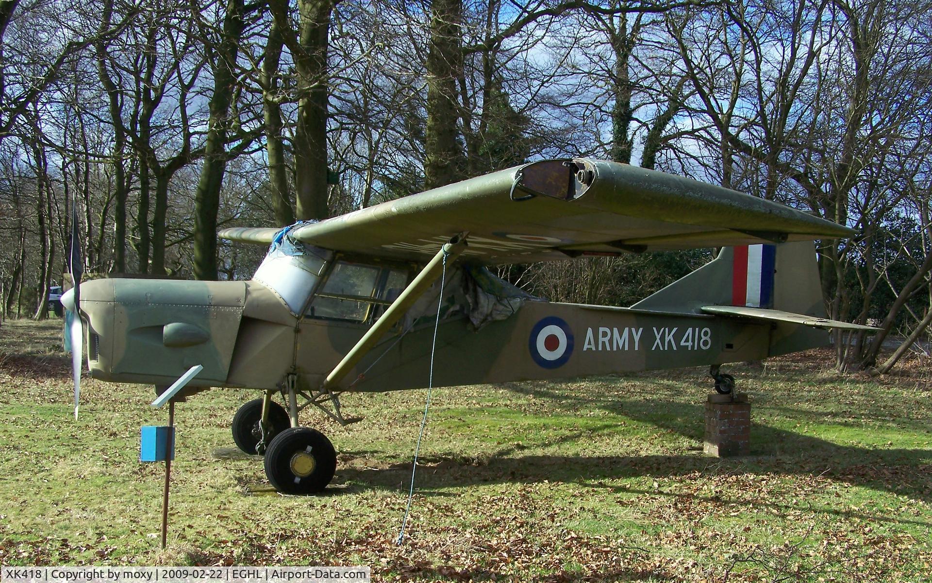 XK418, Auster AOP.9 C/N B5/10/121, AUSTER AOP 9  Blackburn Cirrus Bombardier 203  180 hp