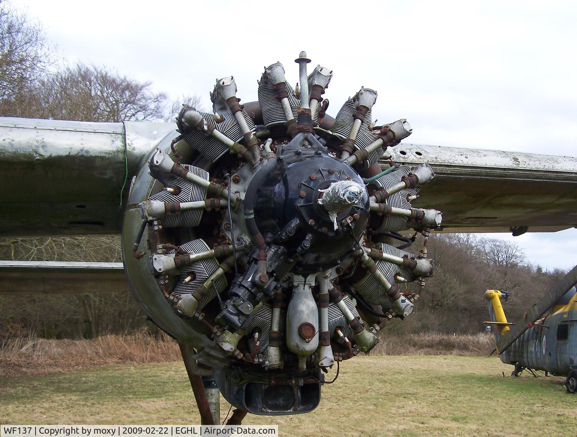 WF137, Percival P-57 Sea Prince C1 C/N P57/05, Sea Prince C1 Engine detail - Alvis Leonides 504