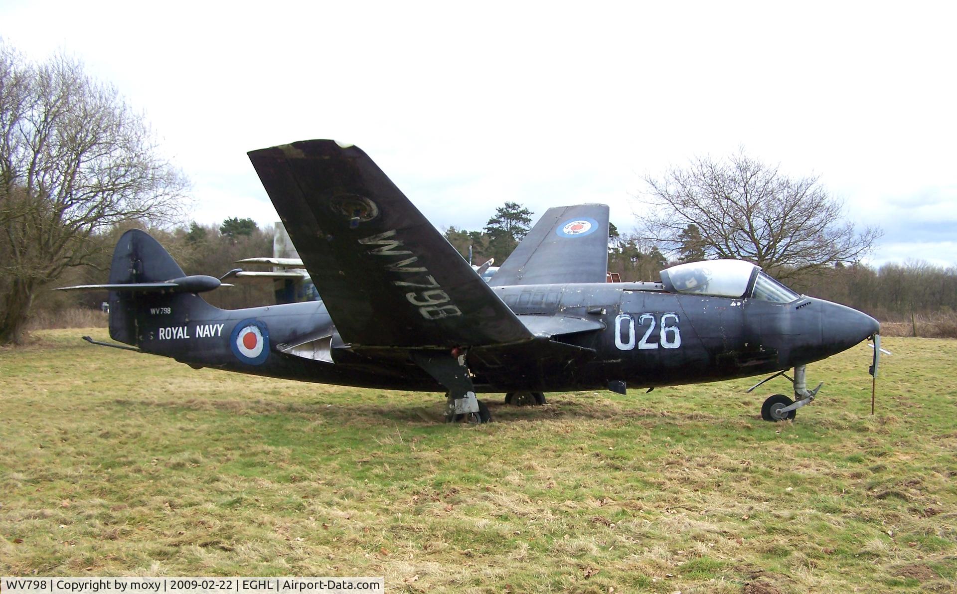 WV798, Hawker Sea Hawk FGA.6 C/N 6059, Hawker Sea hawk FGA.6 / Wings half folded