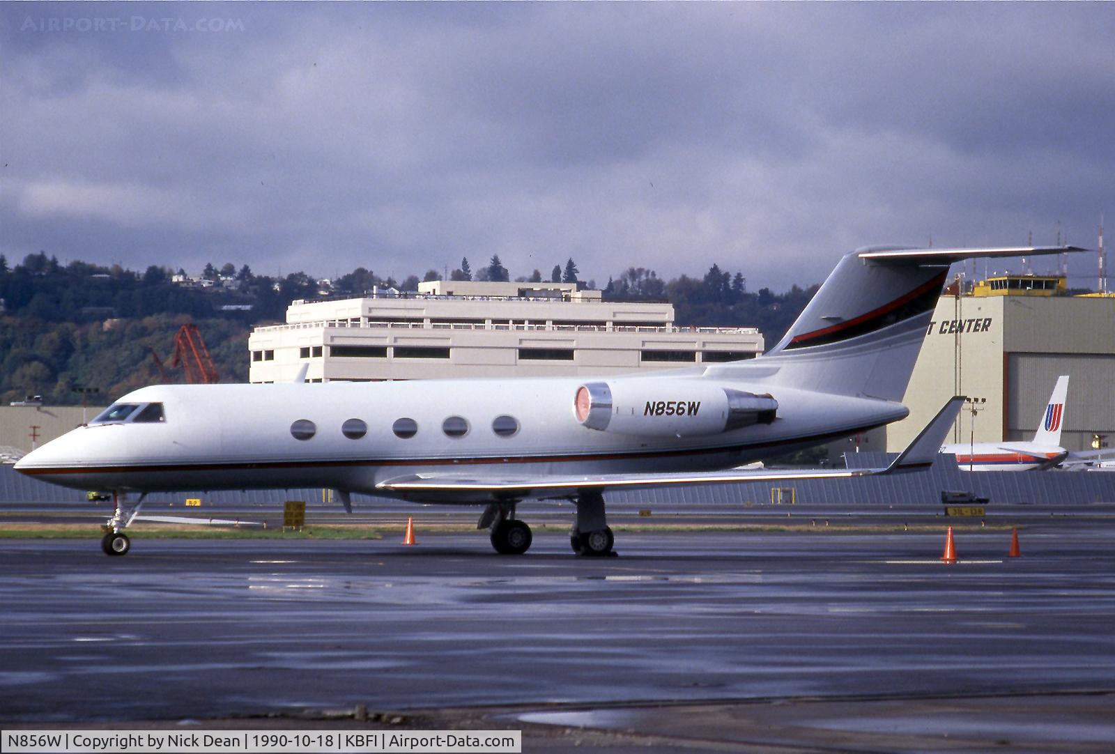 N856W, 1986 Grumman G1159A Gulfstream III C/N 484, KBFI