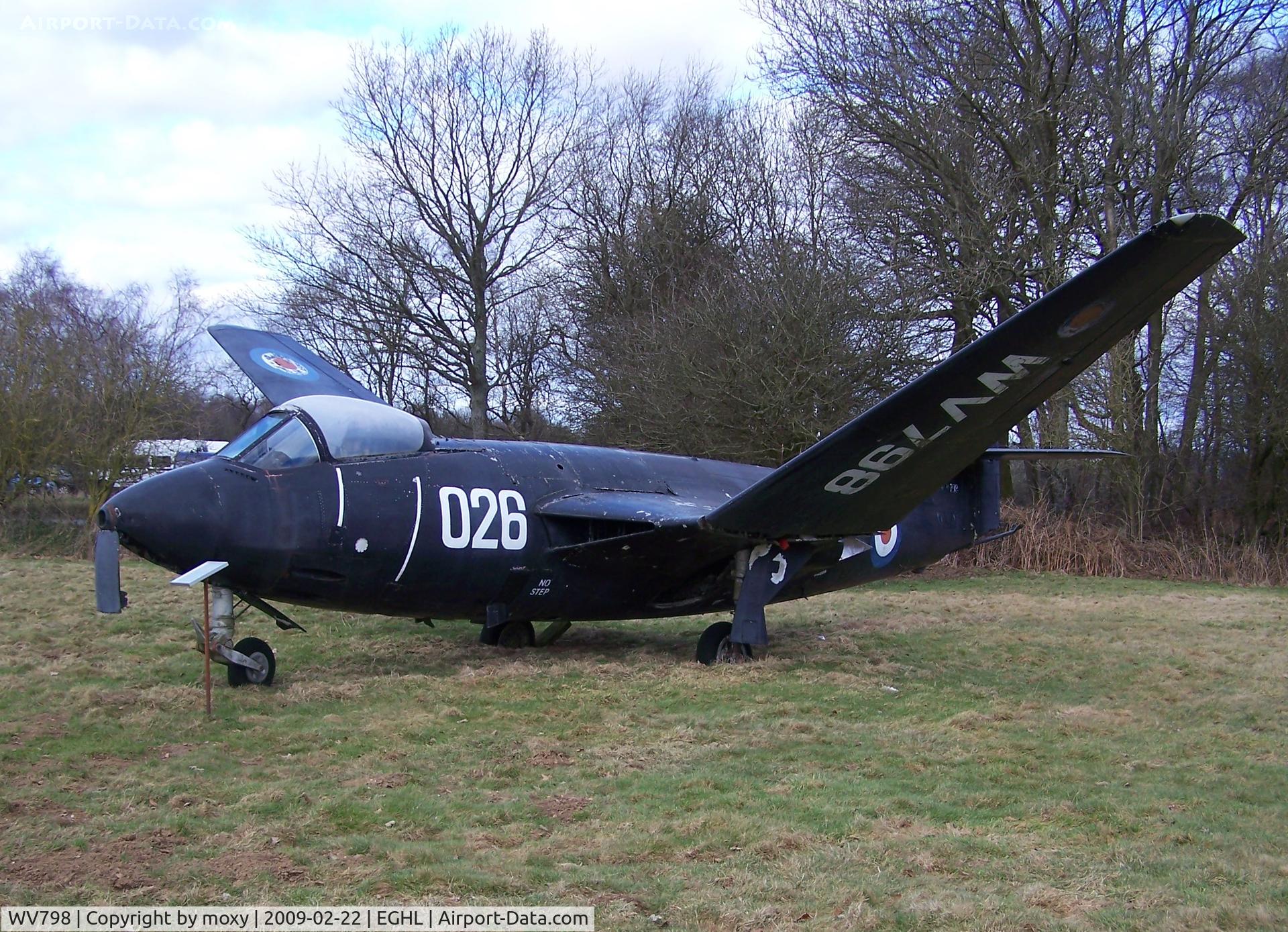 WV798, Hawker Sea Hawk FGA.6 C/N 6059, Hawker Sea Hawk FGA.6   Wings half folded