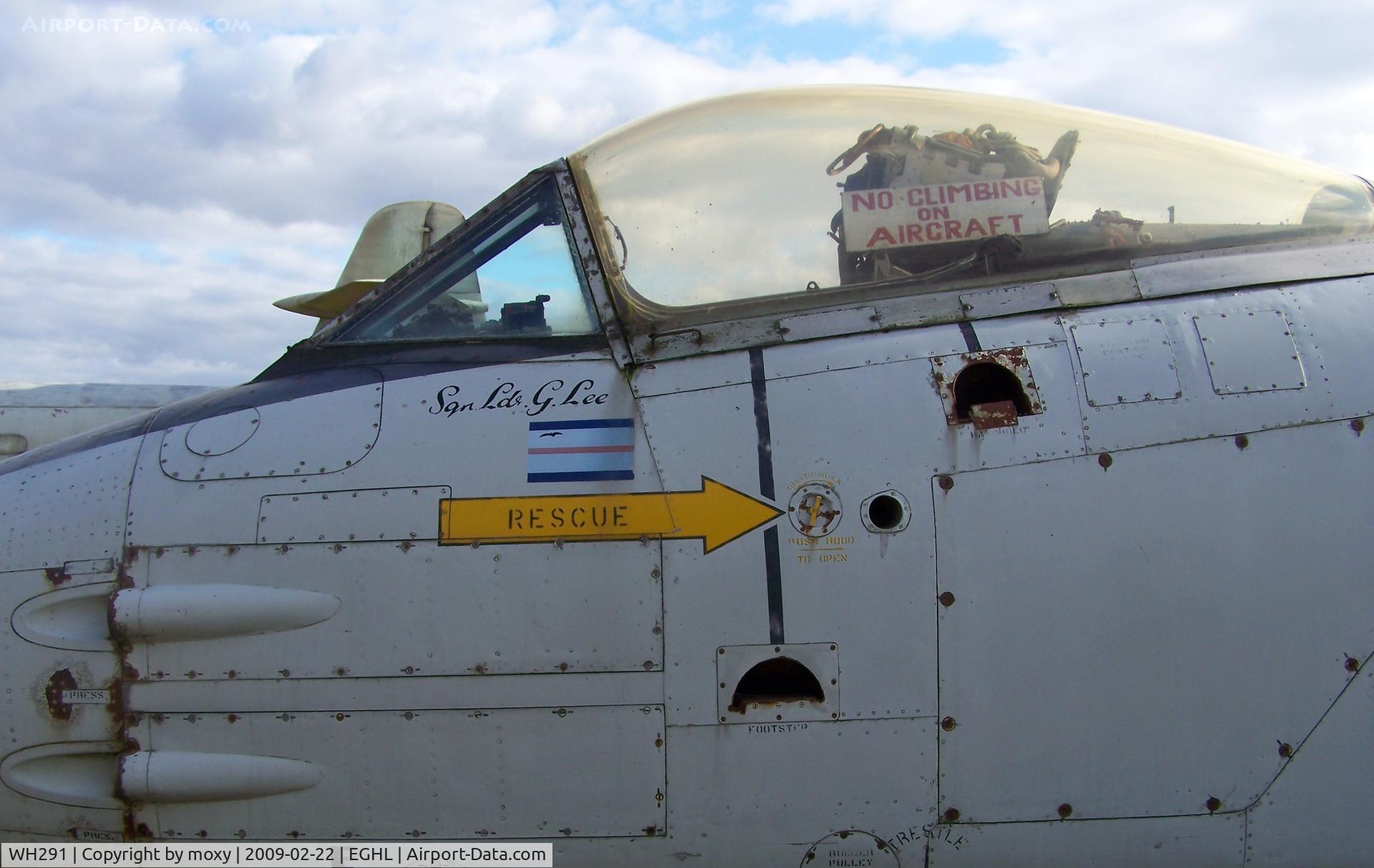 WH291, Gloster Meteor F.8 C/N Not found WH291, Gloster Meteor F.8  Last one in RAF service.