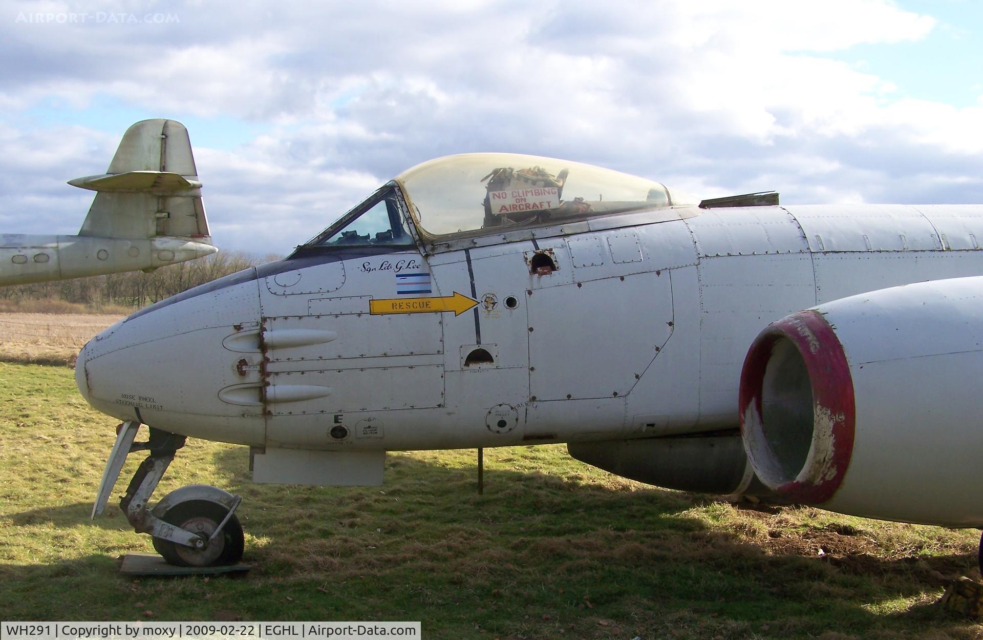 WH291, Gloster Meteor F.8 C/N Not found WH291, Gloster Meteor F.8  Last one to serve in RAF