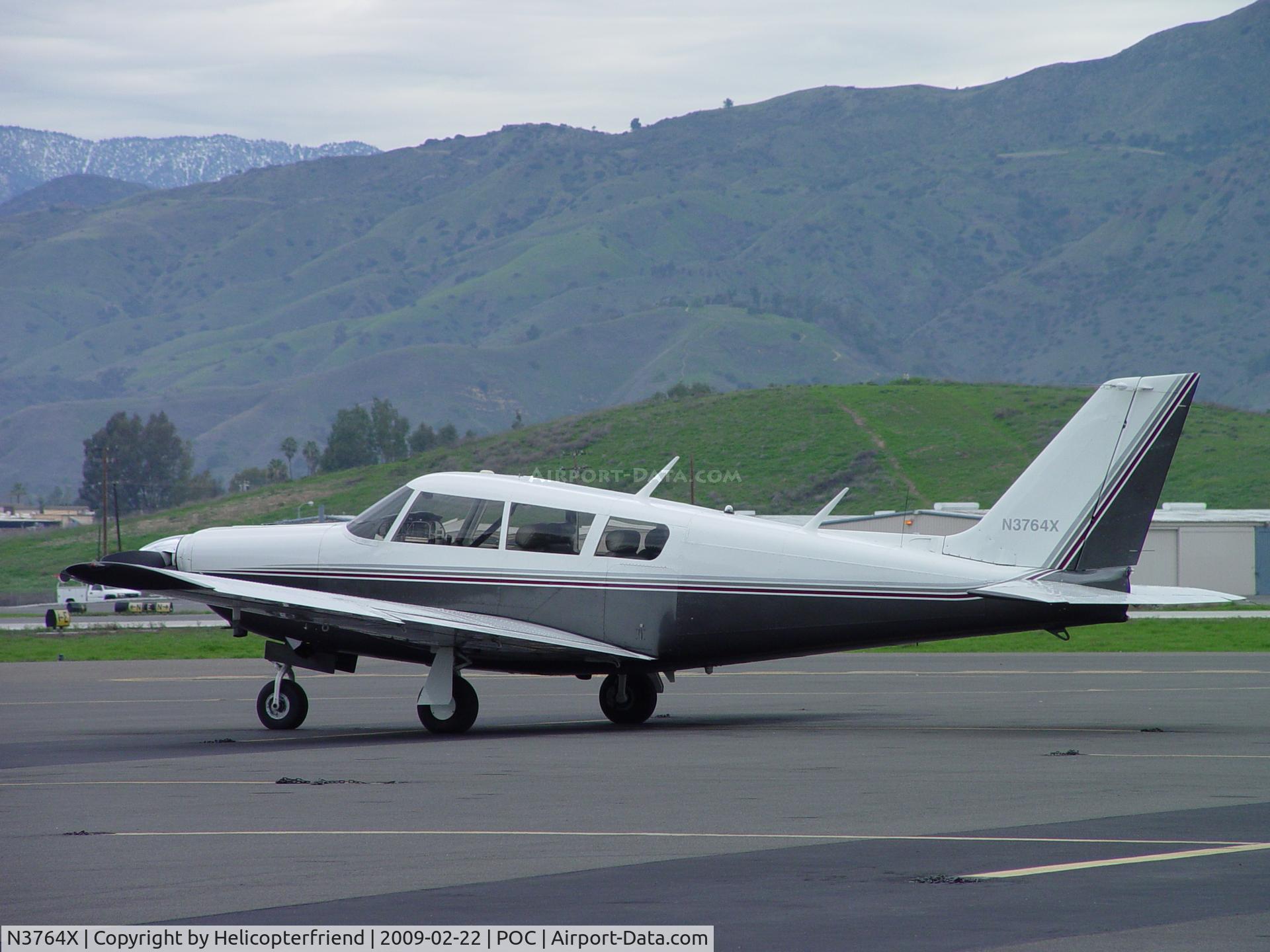 N3764X, Piper PA-24 C/N 24-4973, Parked in Brackett Transient Parking