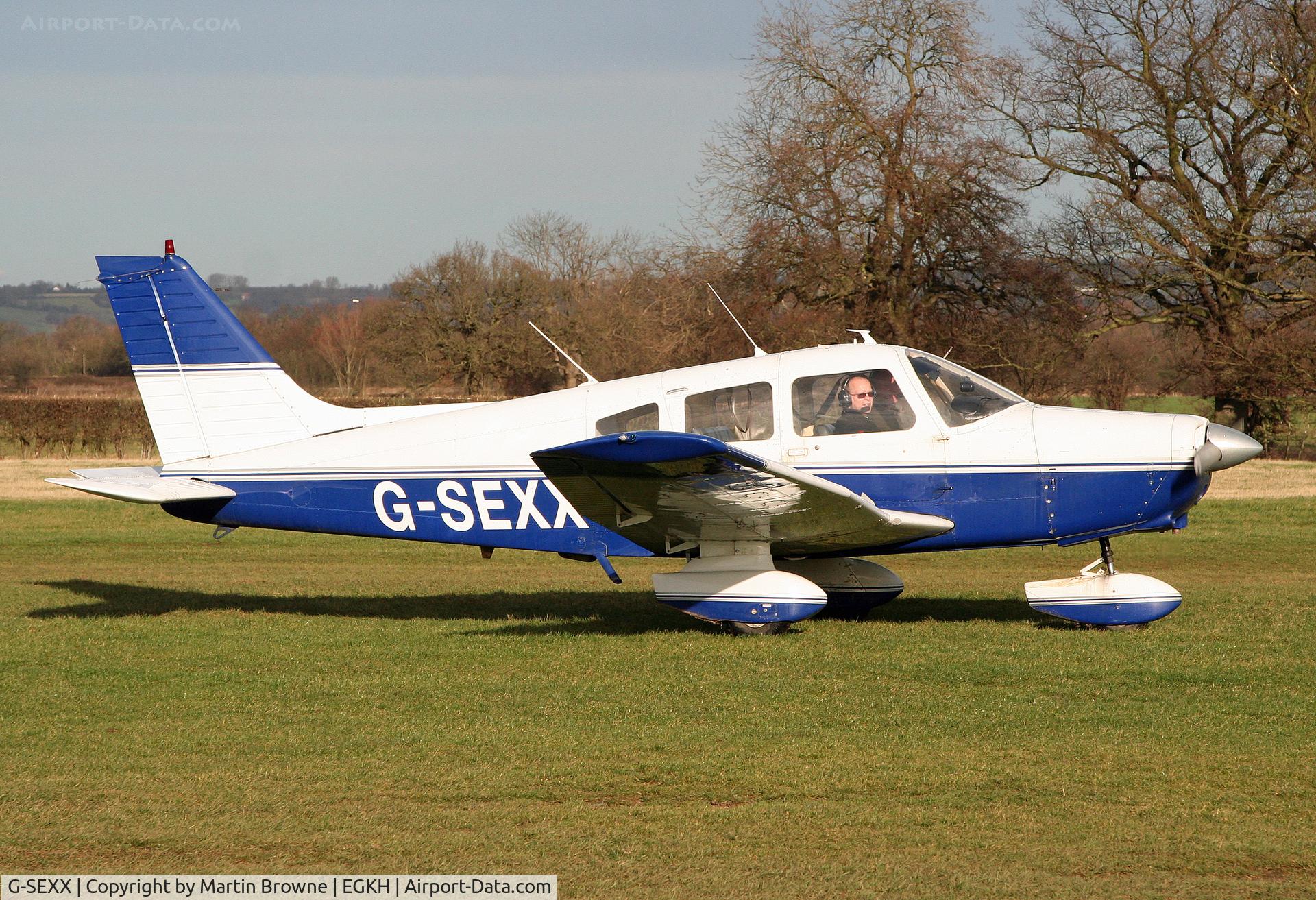 G-SEXX, 1978 Piper PA-28-161 Cherokee Warrior II C/N 28-7816196, PIPER PA28