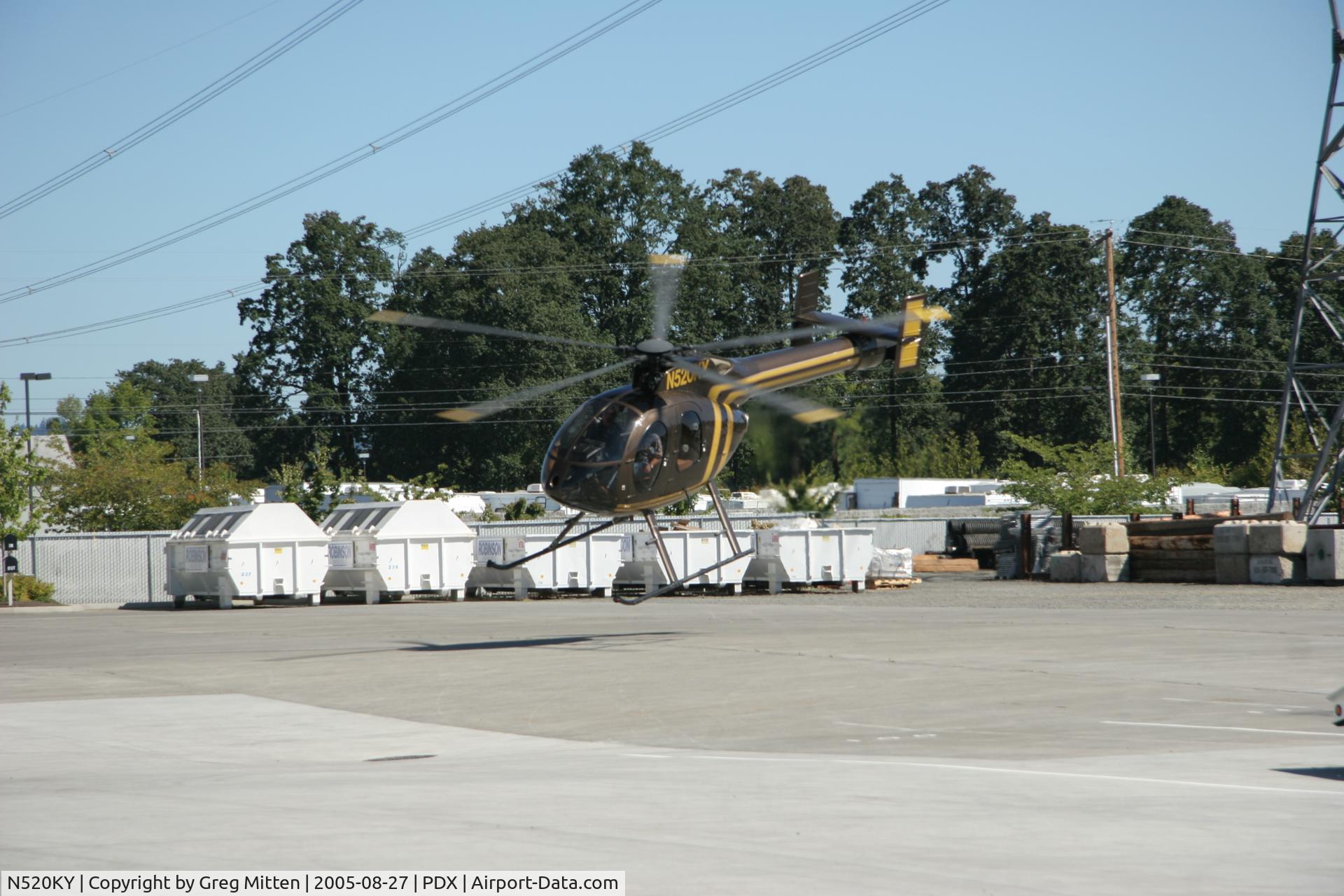 N520KY, 1992 McDonnell Douglas 500N C/N LN041, Precision Helicoptors ferry flight