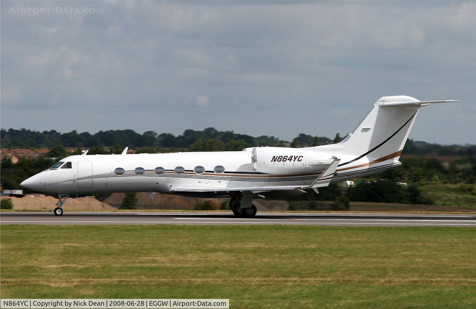N864YC, 1986 Gulfstream Aerospace G-IV C/N 1003, EGGW