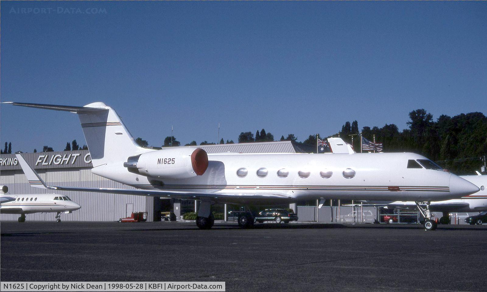 N1625, 1986 Gulfstream Aerospace Gulfstream IV C/N 1013, KBFI
