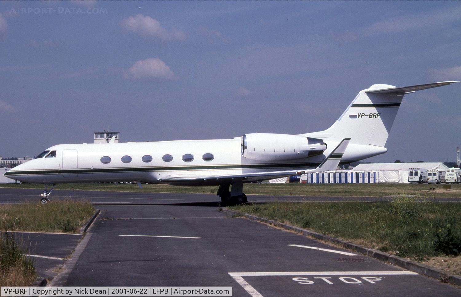 VP-BRF, 1987 Gulfstream Aerospace Gulfstream IV C/N 1015, Paris Le Bourget