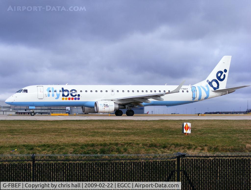G-FBEF, 2007 Embraer 195LR (ERJ-190-200LR) C/N 19000104, flybe