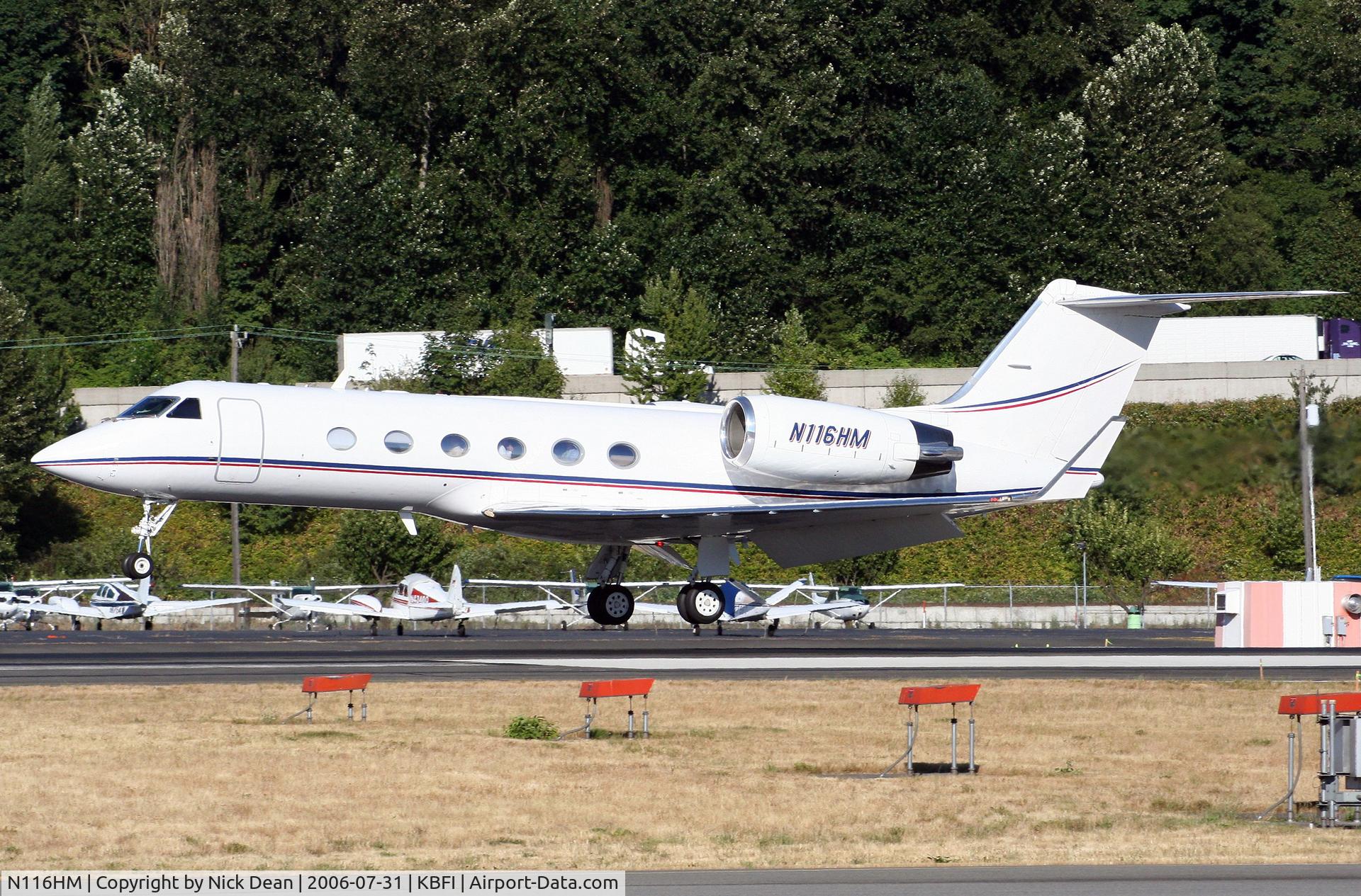 N116HM, 1987 Gulfstream Aerospace Gulfstream IV C/N 1024, KBFI