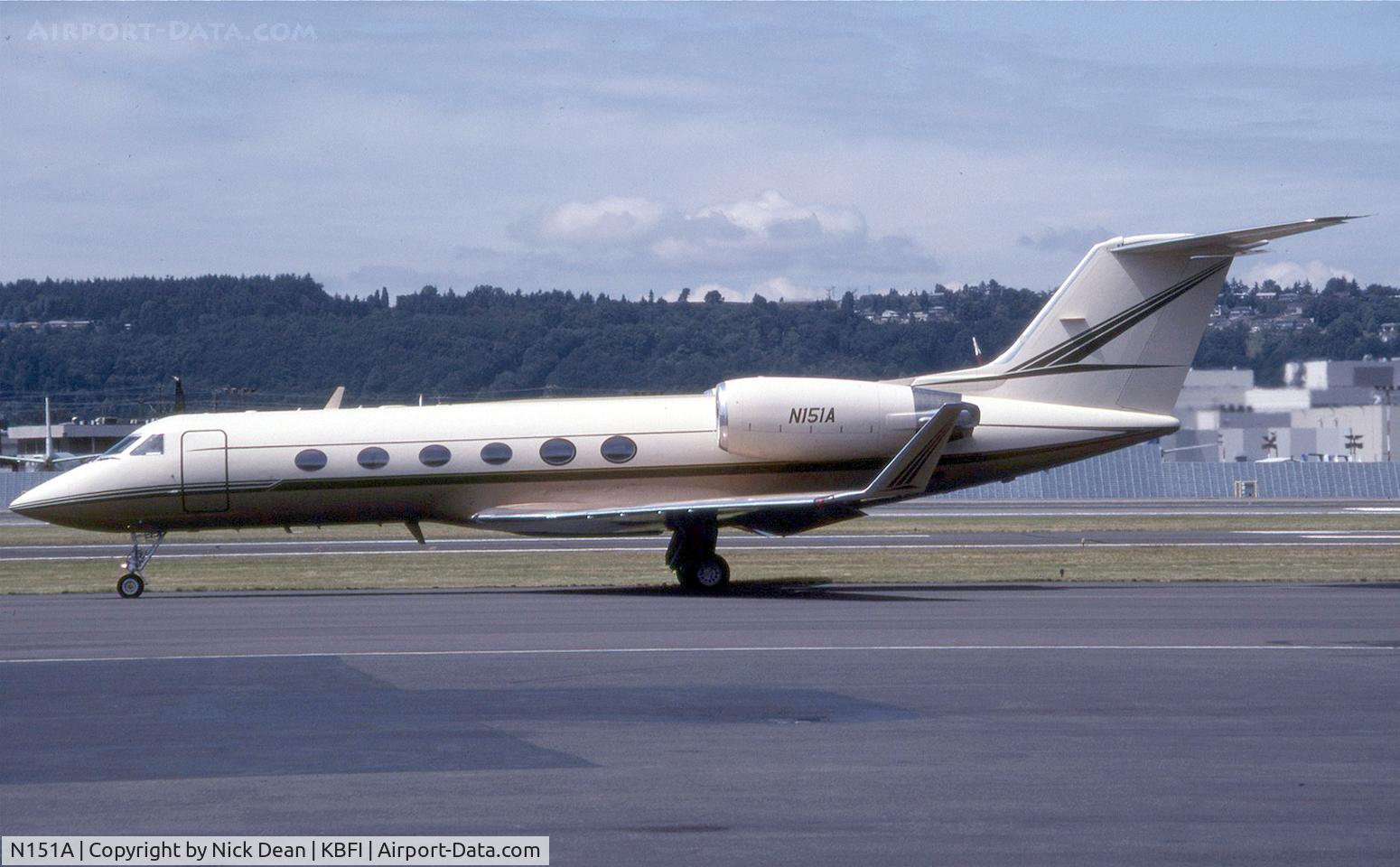 N151A, 1987 Gulfstream Aerospace Gulfstream IV C/N 1026, KBFI